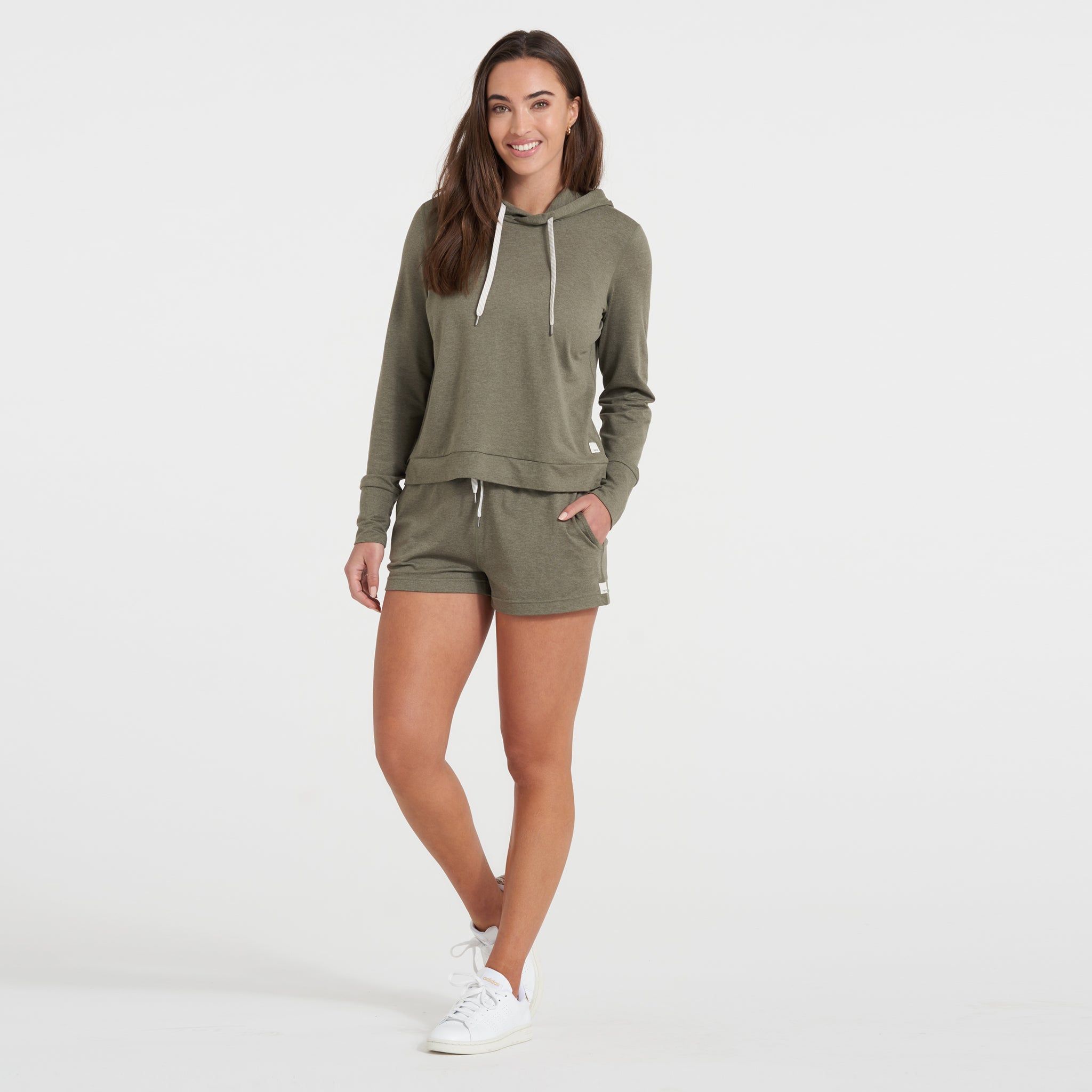 Halo Essential Hoodie | Light Oregano Heather sold by Vuori product image thumbnail 5