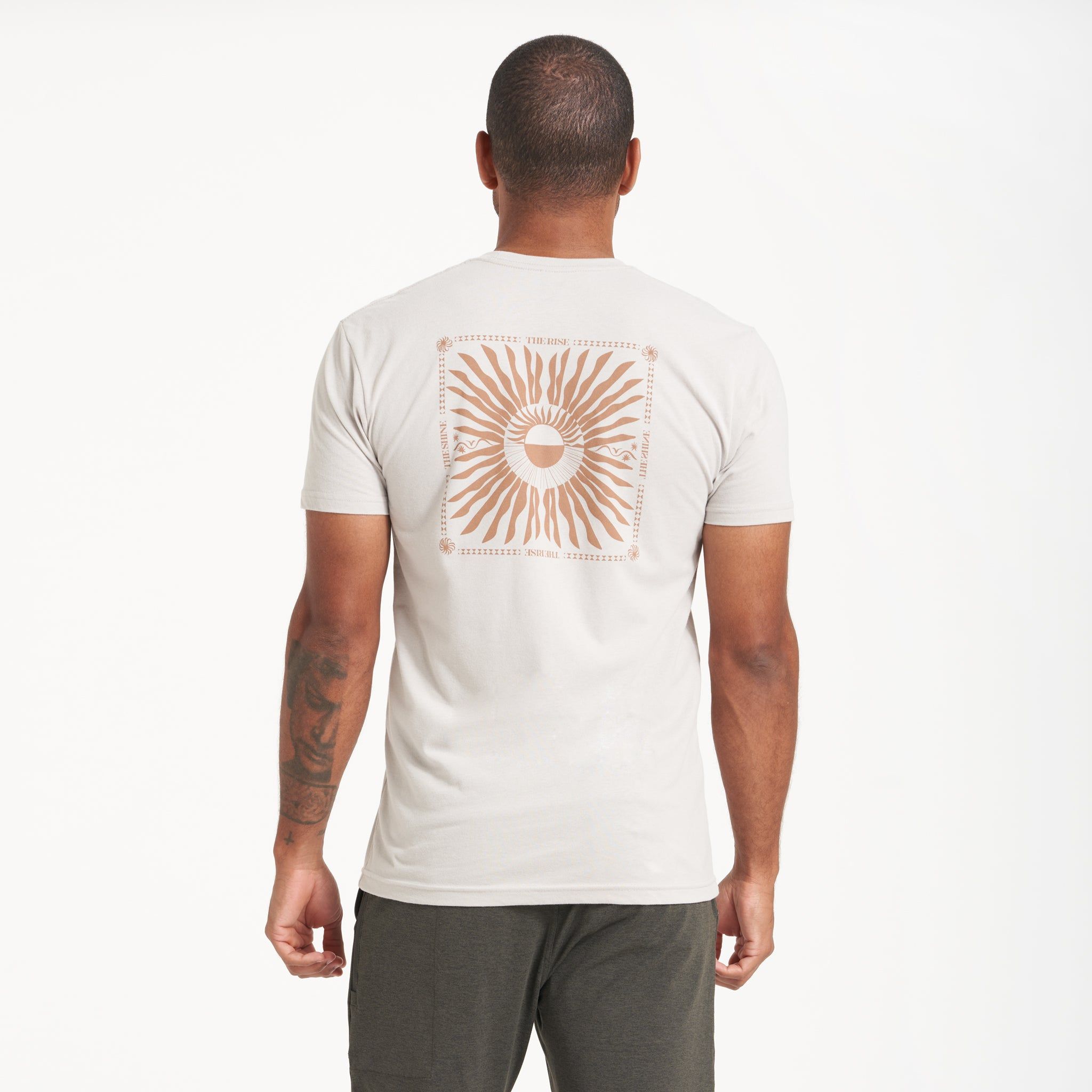 Set & Rise Tee | Light Heather Grey sold by Vuori product image thumbnail 3