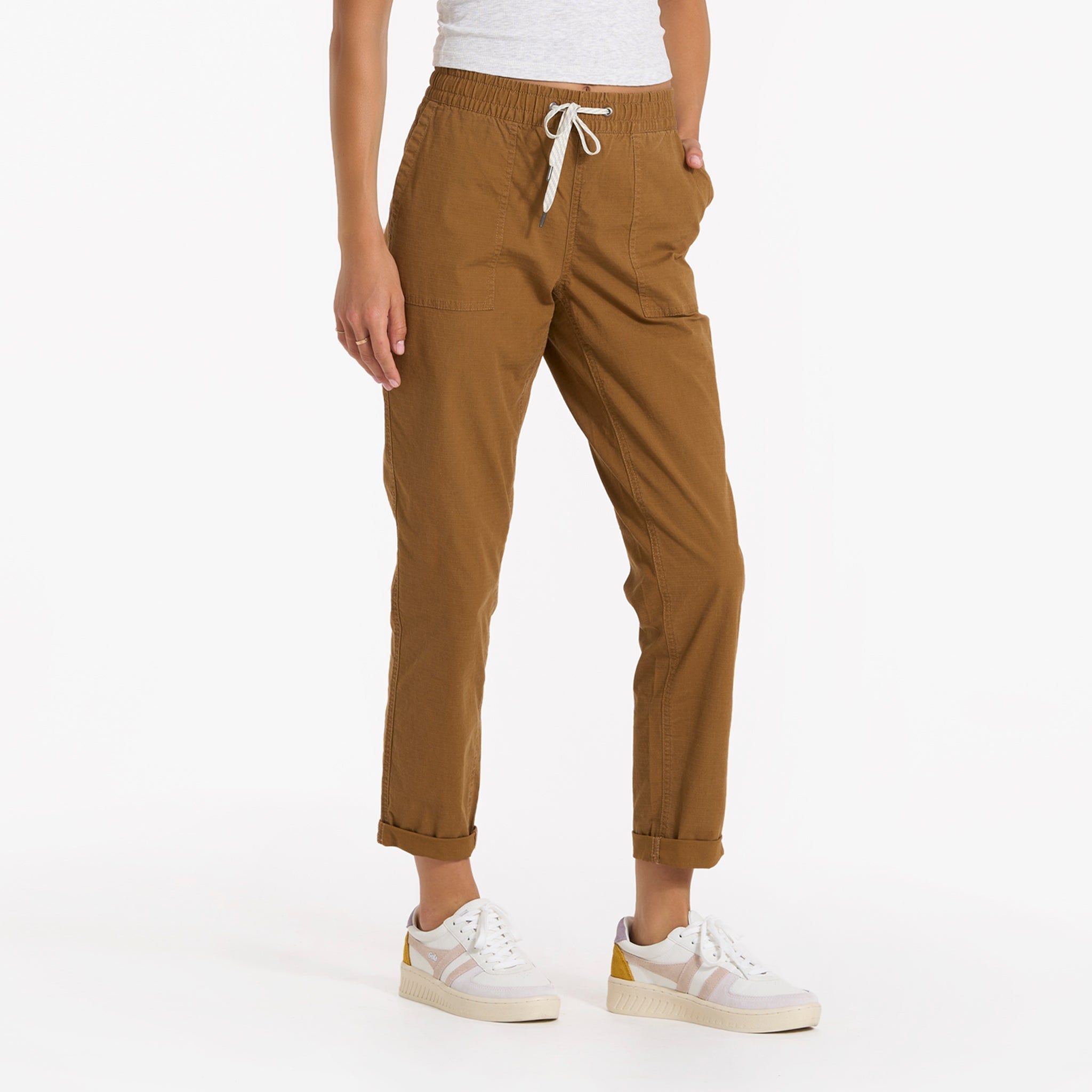 Vintage Ripstop Pant | Caramel sold by Vuori