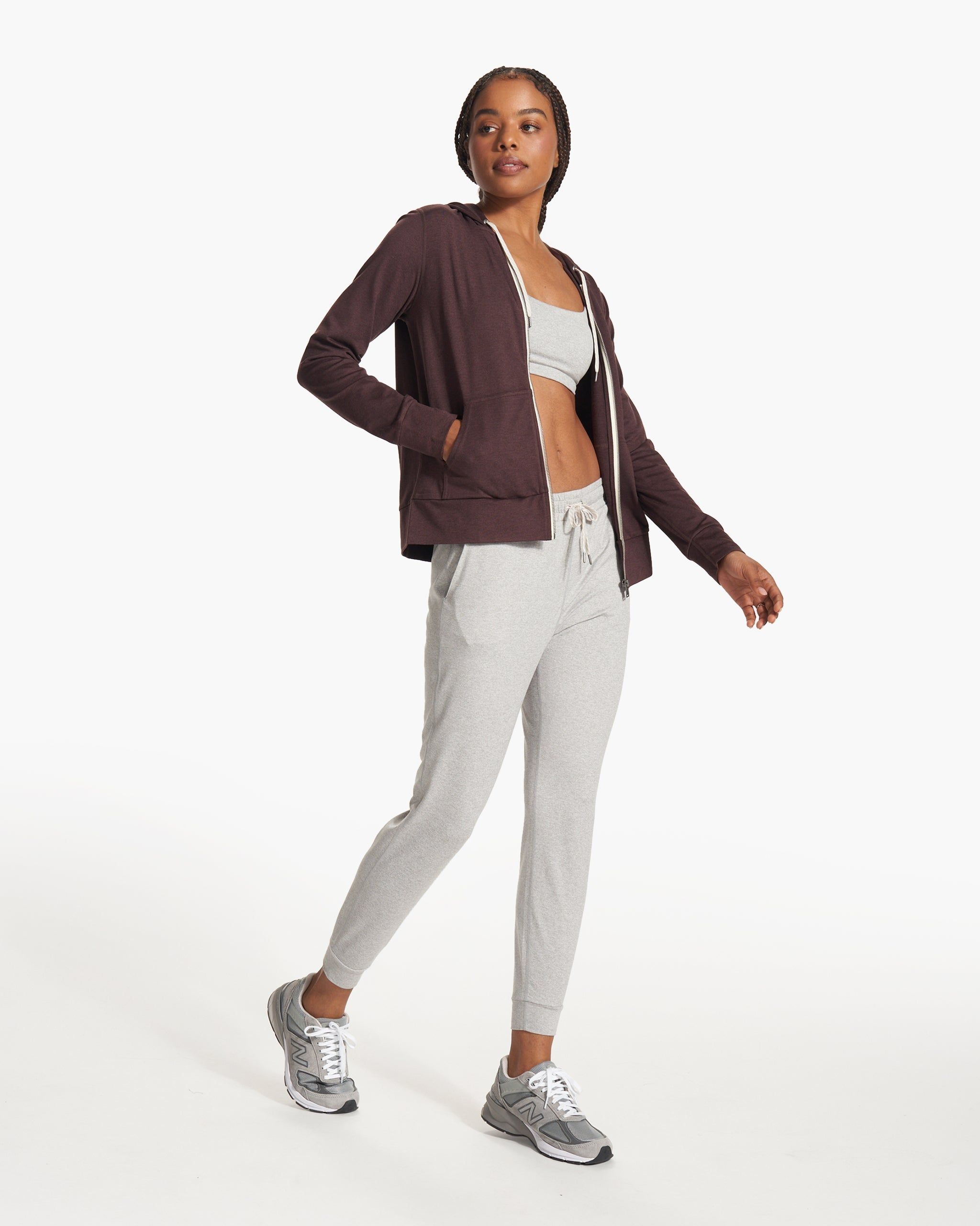 Halo Performance Hoodie 2.0 | Mahogany Heather sold by Vuori product image thumbnail 5