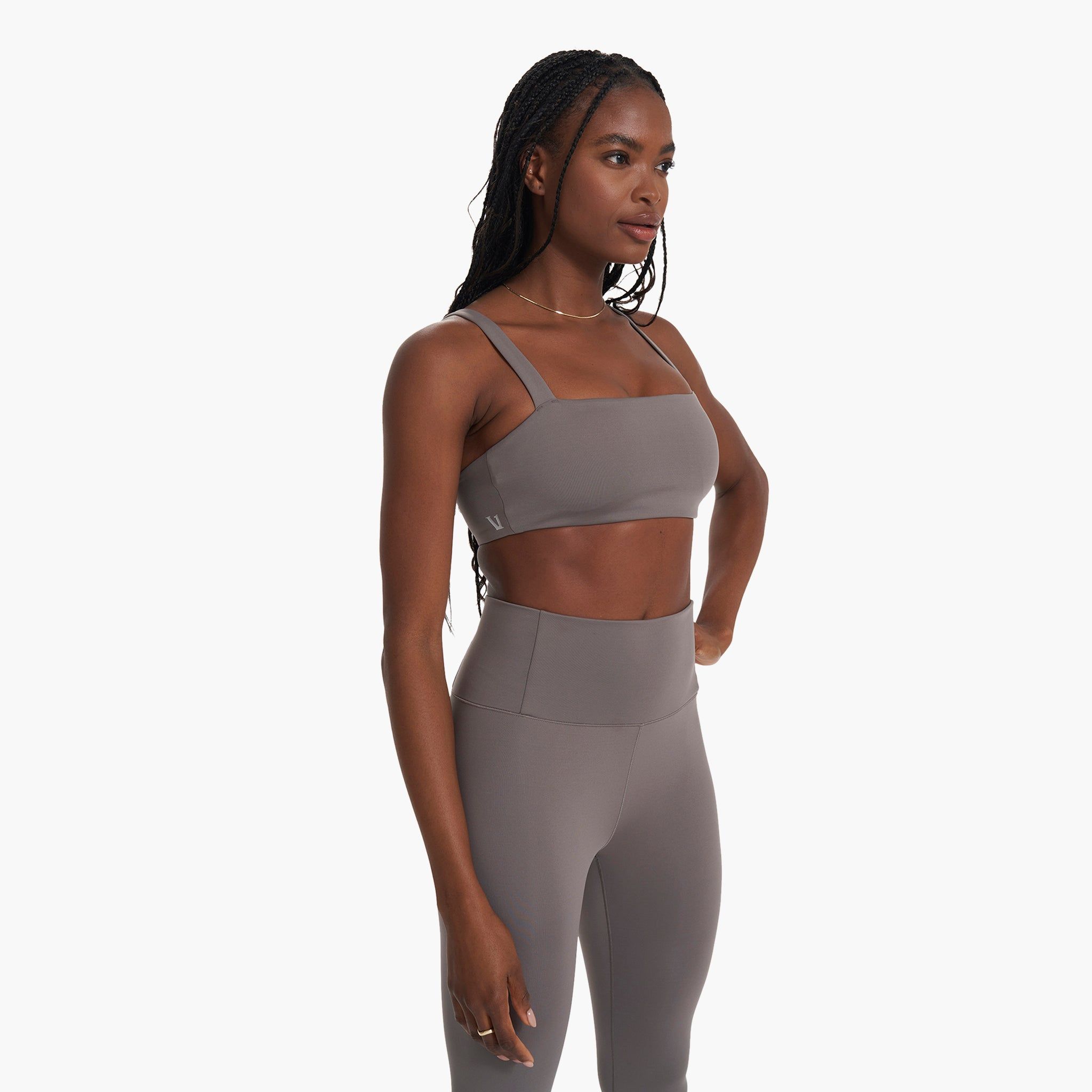 Evolve Square Neck Bra | Smoke sold by Vuori product image thumbnail 2
