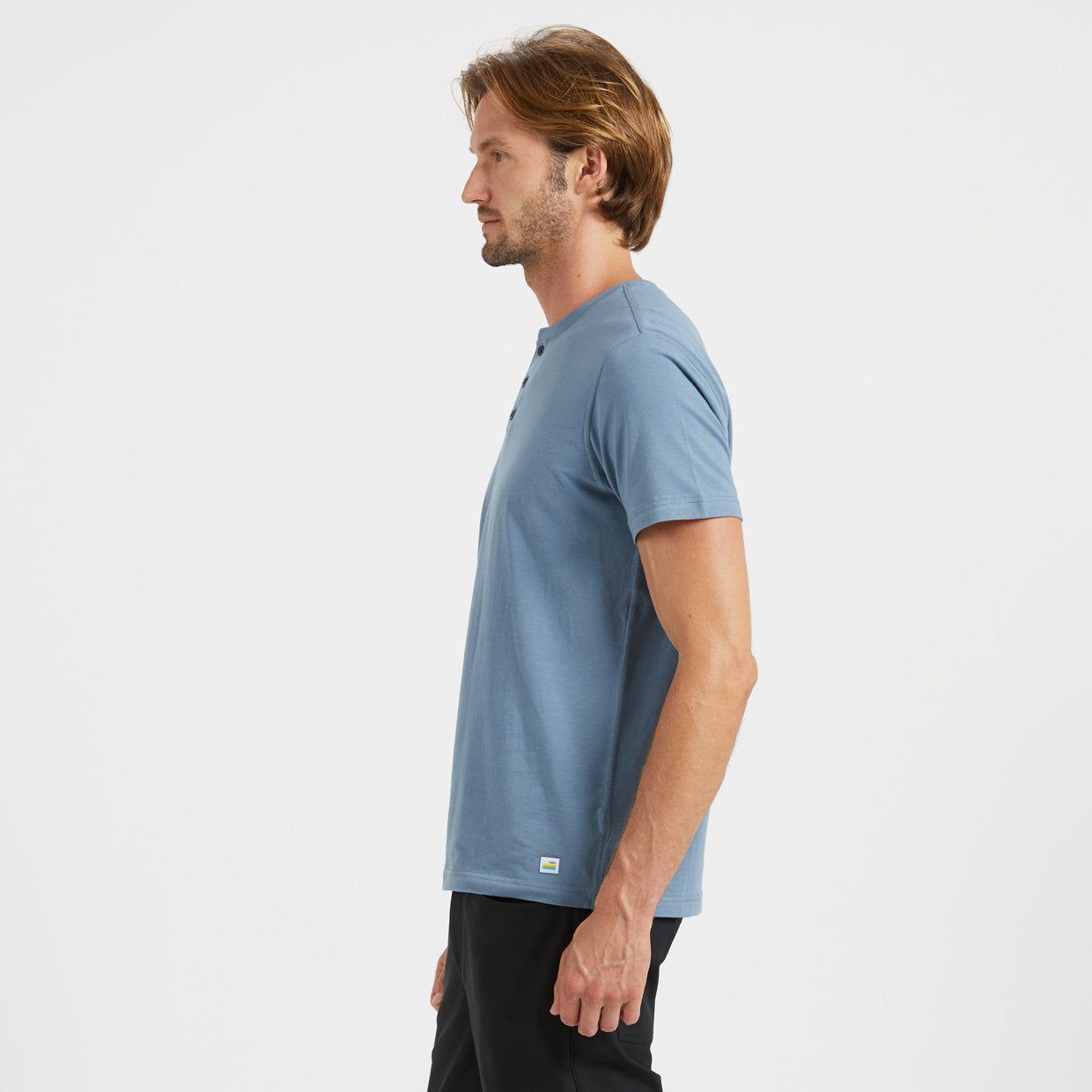 Short-Sleeve Ever Henley | Cloud sold by Vuori product image thumbnail 3