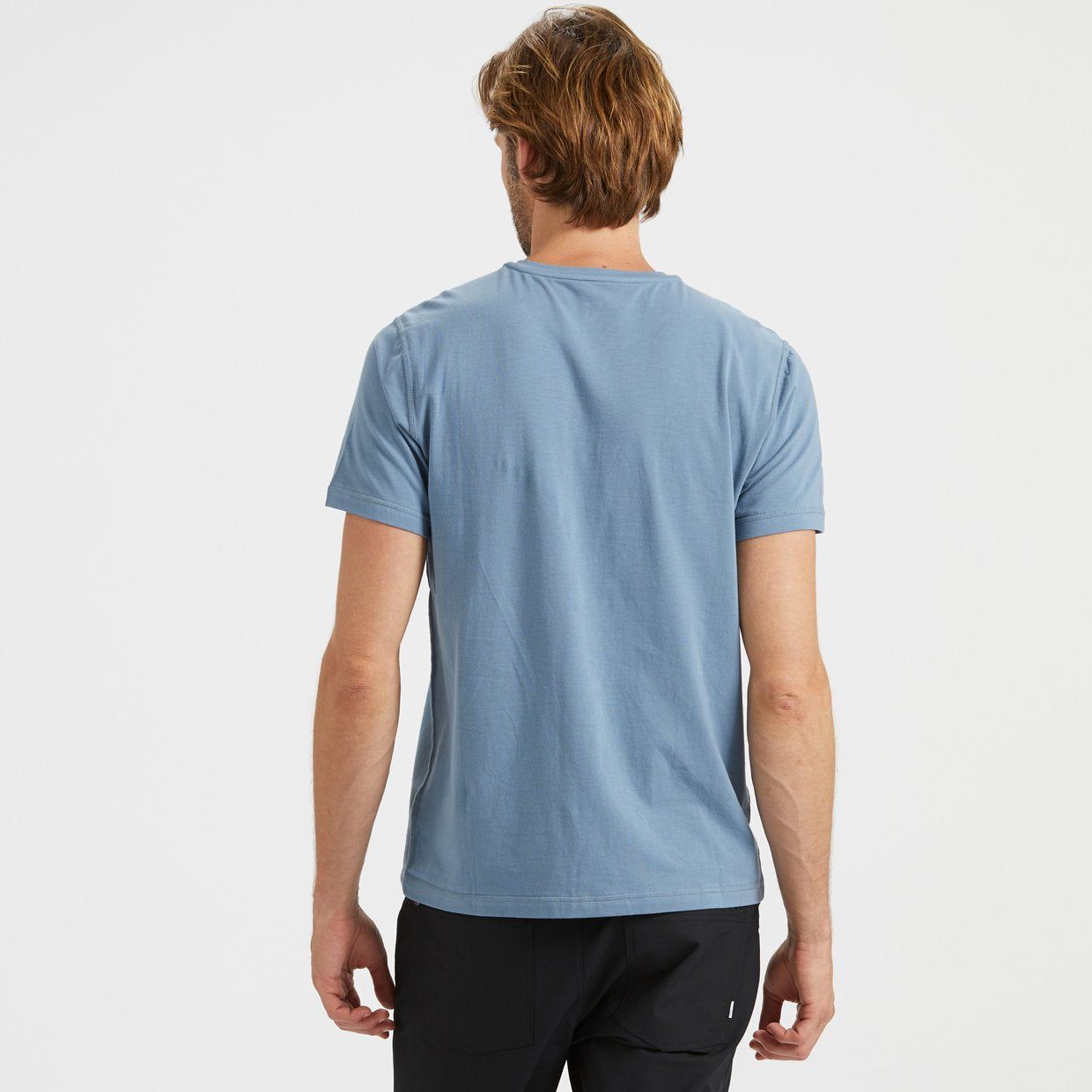 Short-Sleeve Ever Henley | Cloud sold by Vuori product image thumbnail 4
