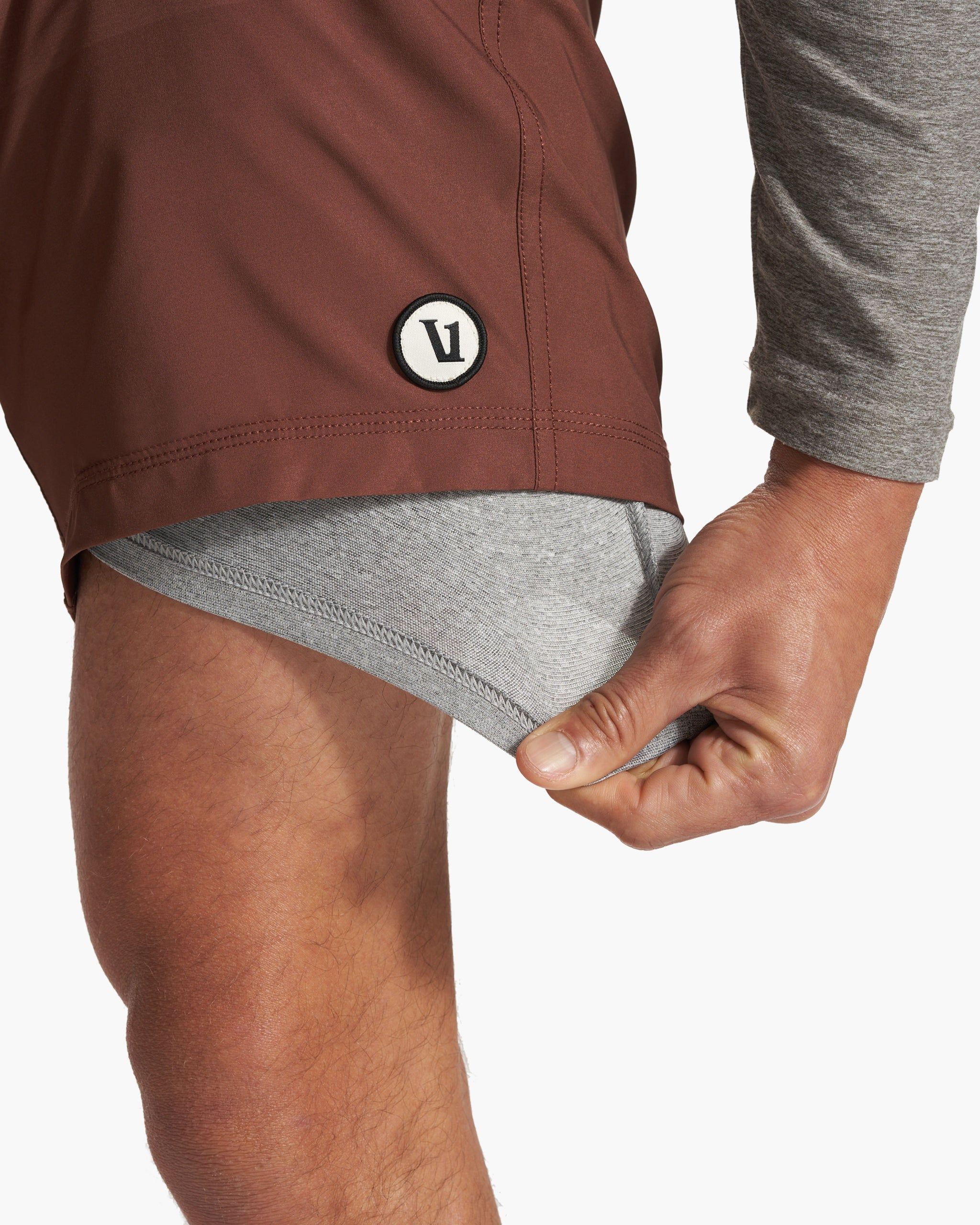 Kore Short | Hazelnut Texture Block sold by Vuori product image thumbnail 3