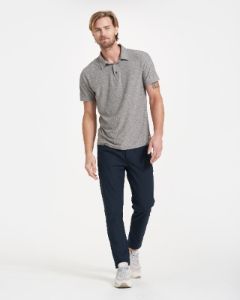 Strato Tech Polo | Heather Grey sold by Vuori