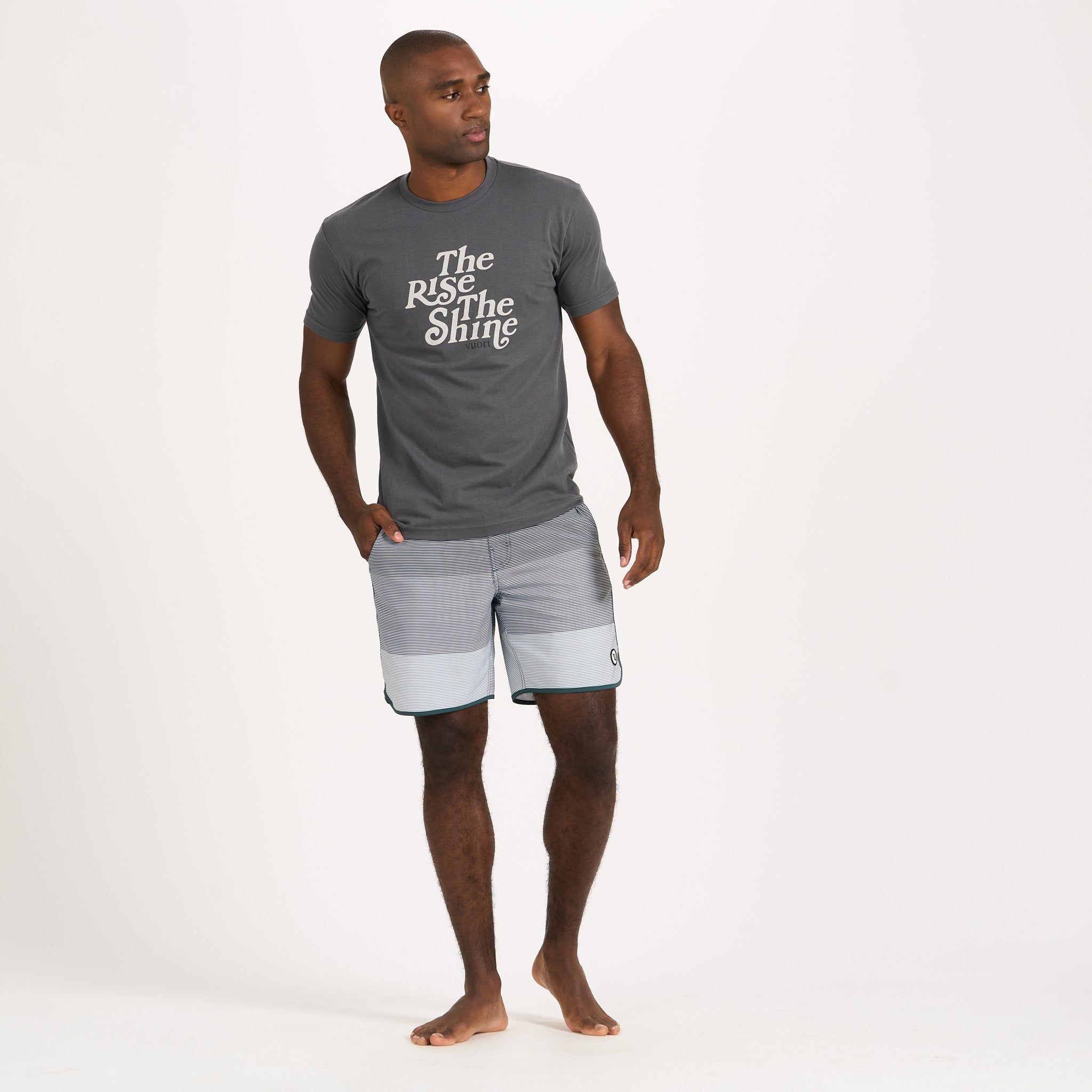 TRTS Tee | Charcoal sold by Vuori product image thumbnail 4