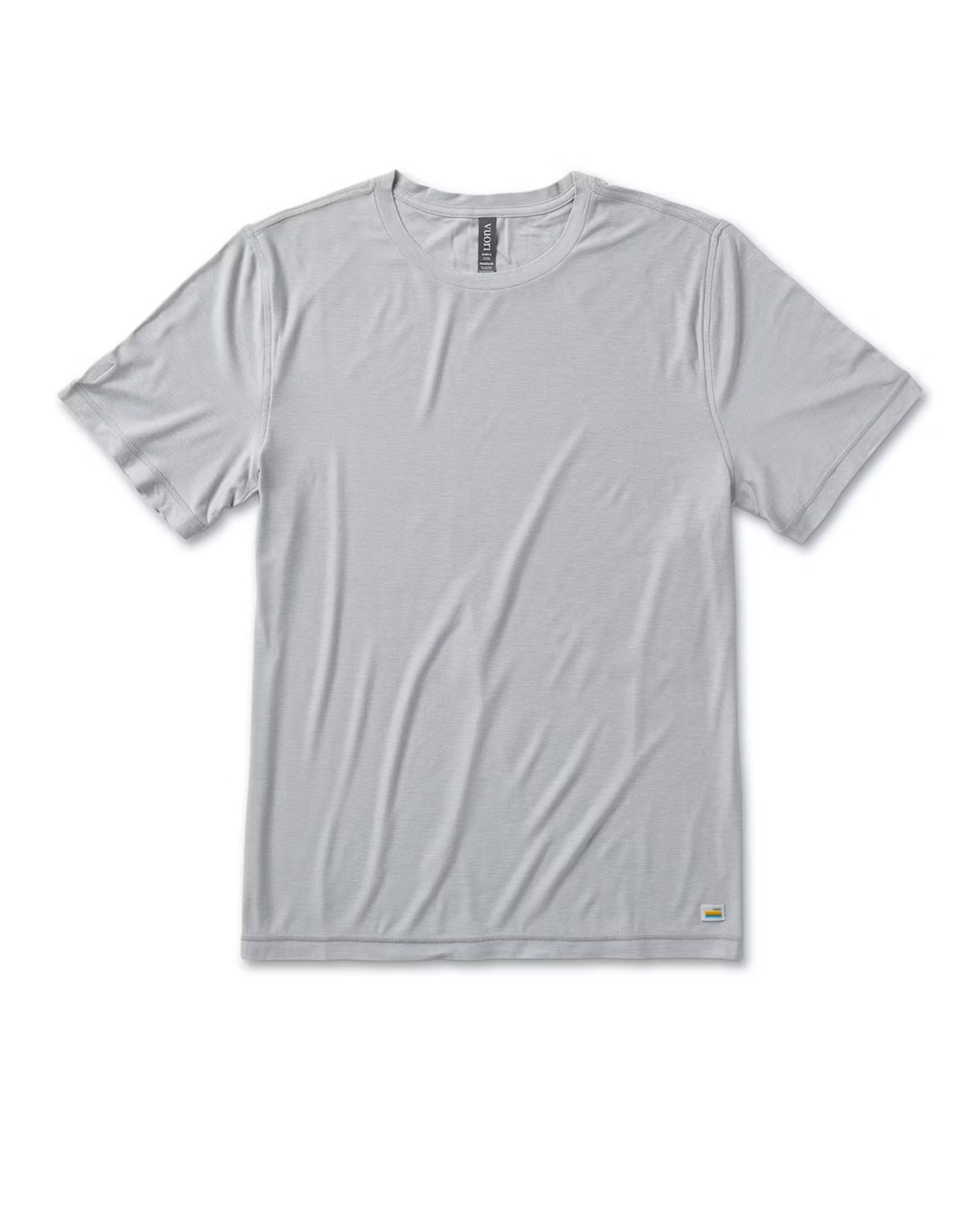Strato Tech Tee | Platinum Heather sold by Vuori