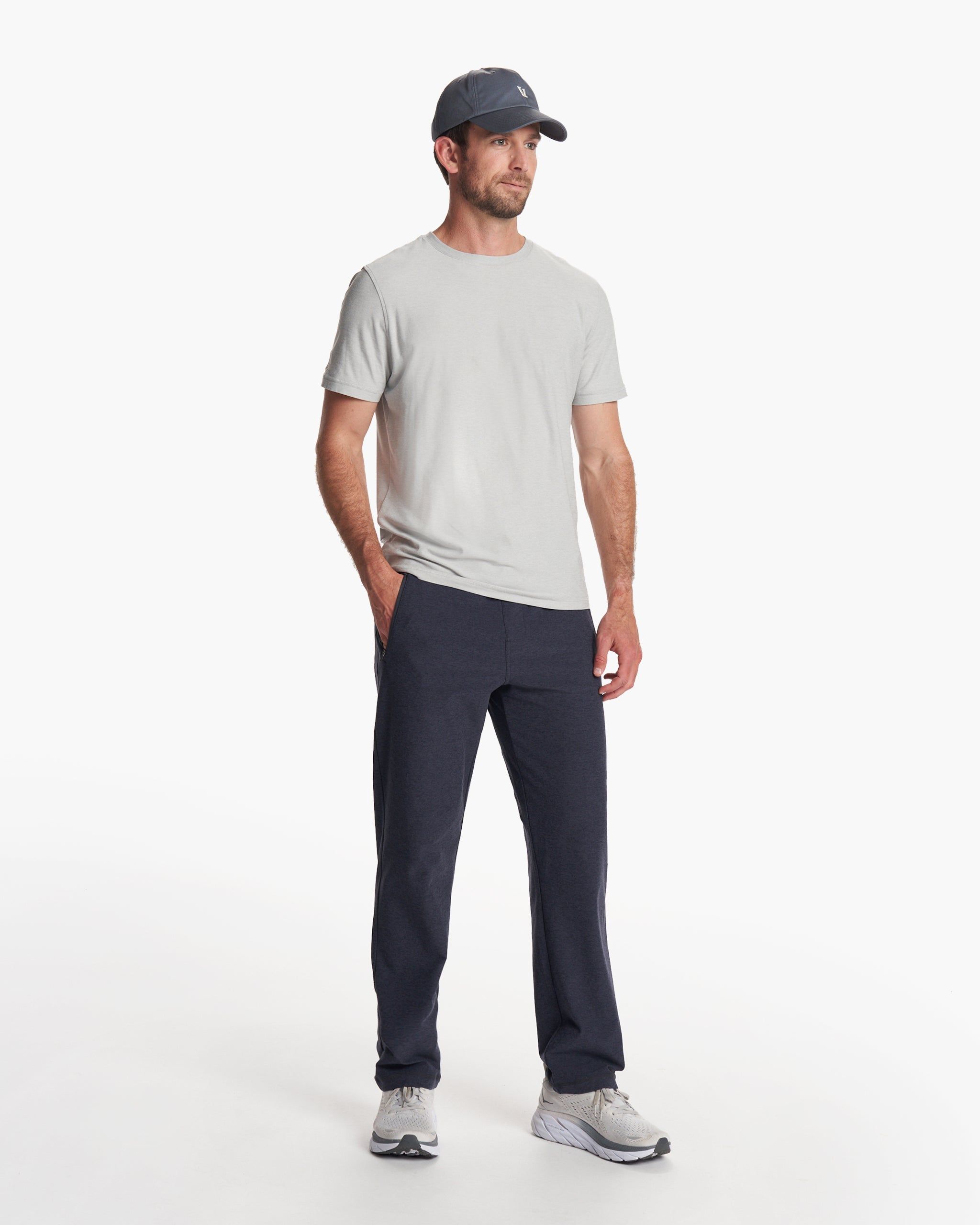 Strato Tech Tee | Platinum Heather sold by Vuori product image thumbnail 5