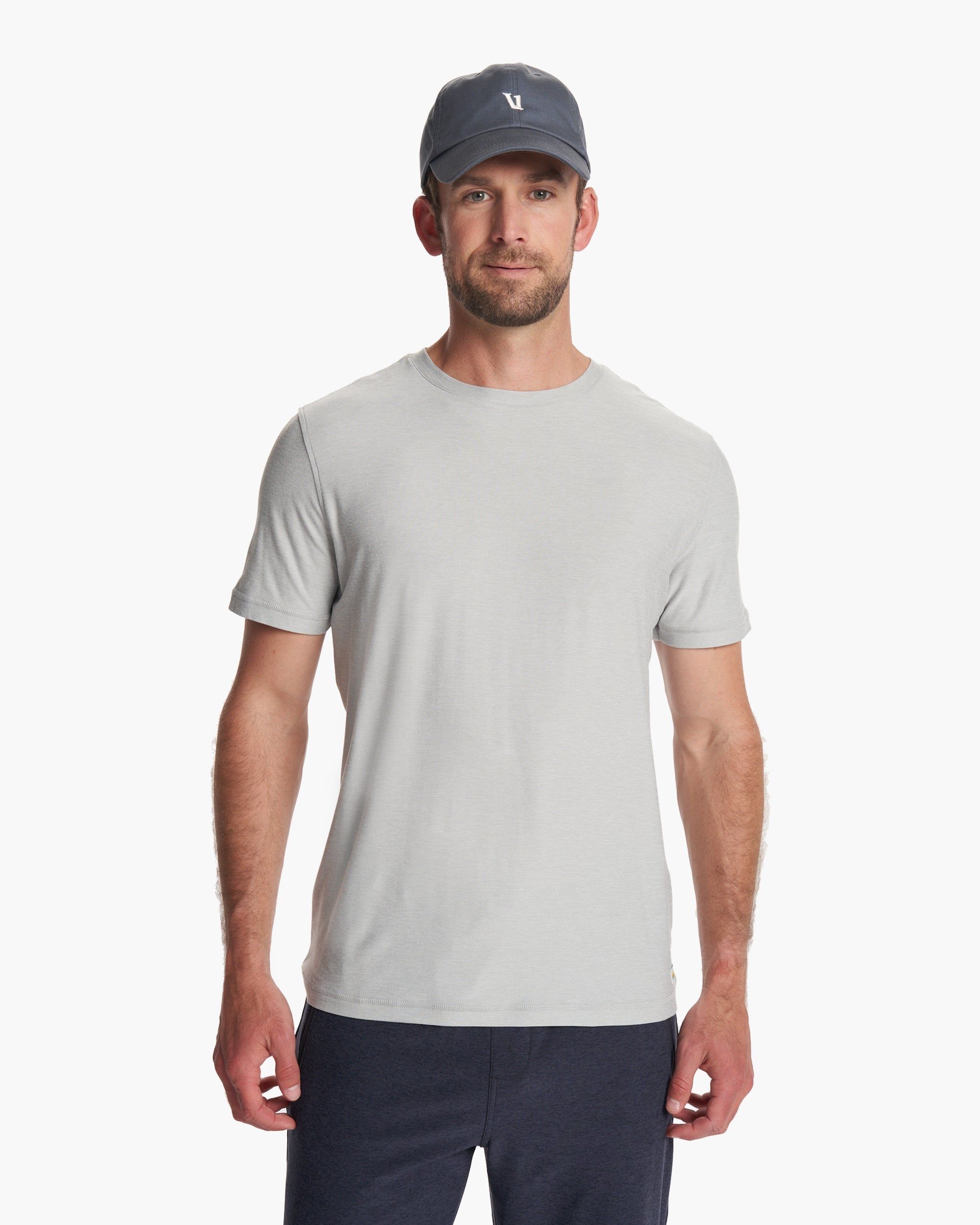 Strato Tech Tee | Platinum Heather sold by Vuori product image thumbnail 2