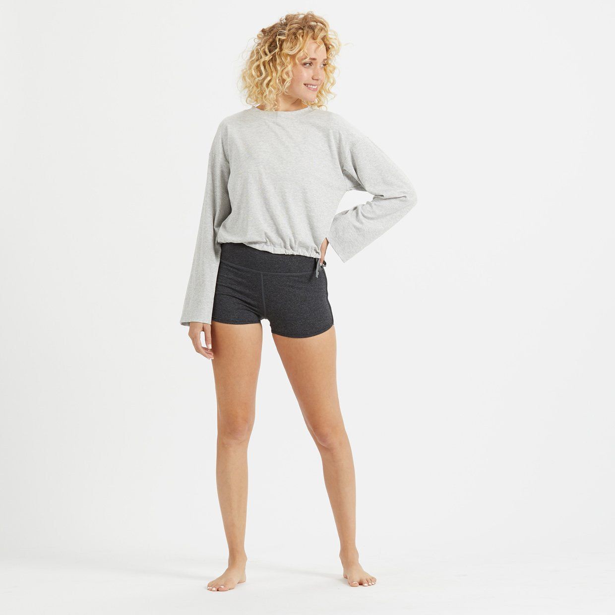 Pose Top | Light Heather Grey sold by Vuori product image thumbnail 4