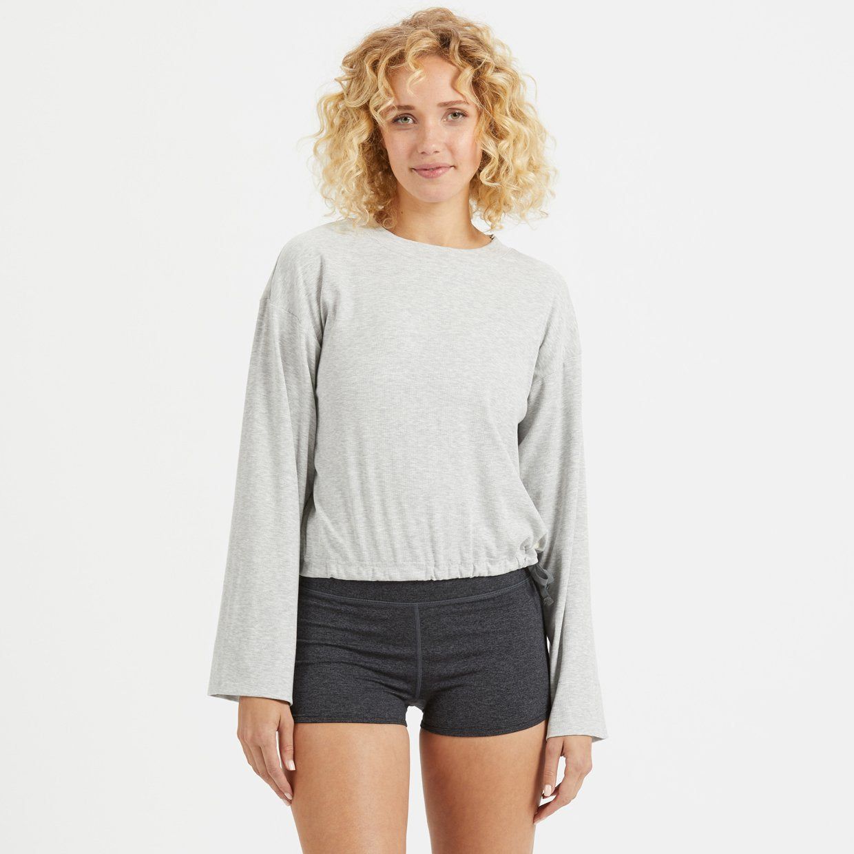 Pose Top | Light Heather Grey sold by Vuori