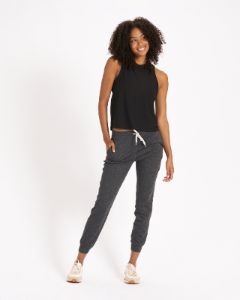 Performance Jogger - Long | Charcoal Heather sold by Vuori