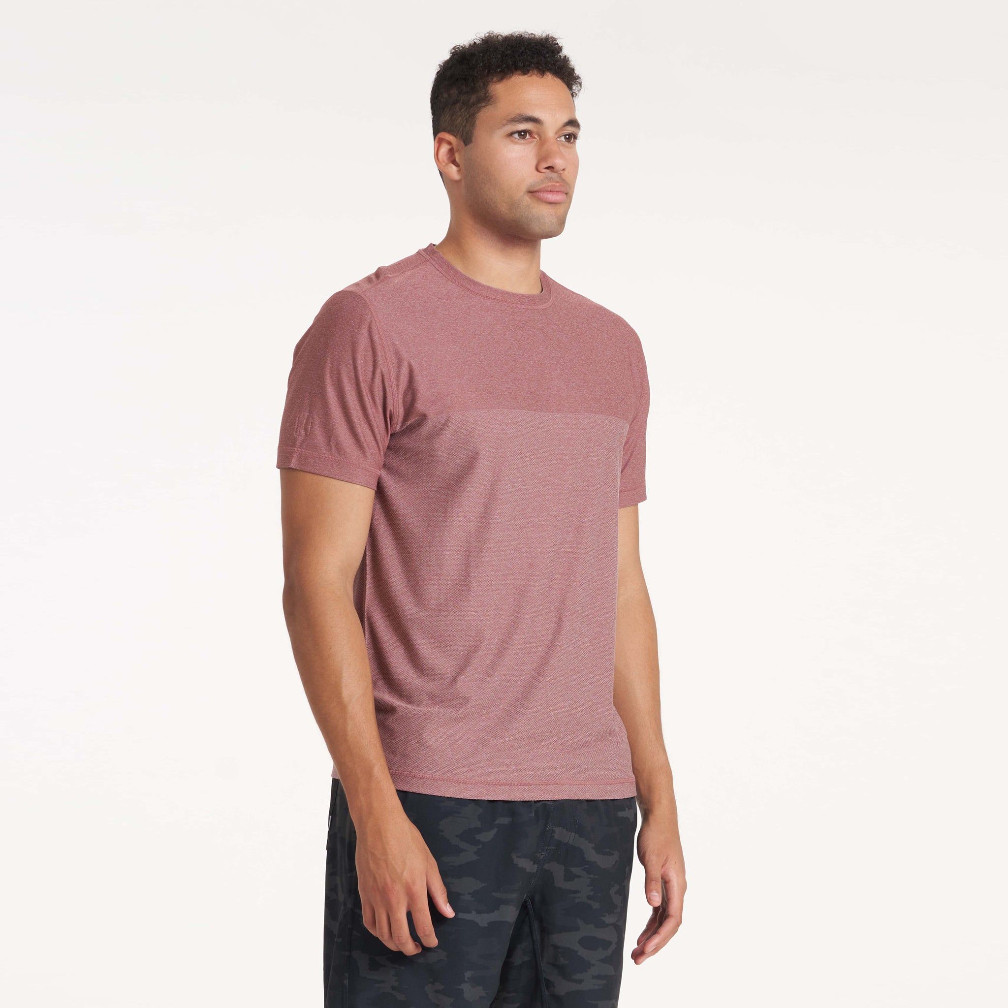 Grandview Tech Tee | Russet Heather sold by Vuori product image thumbnail 3