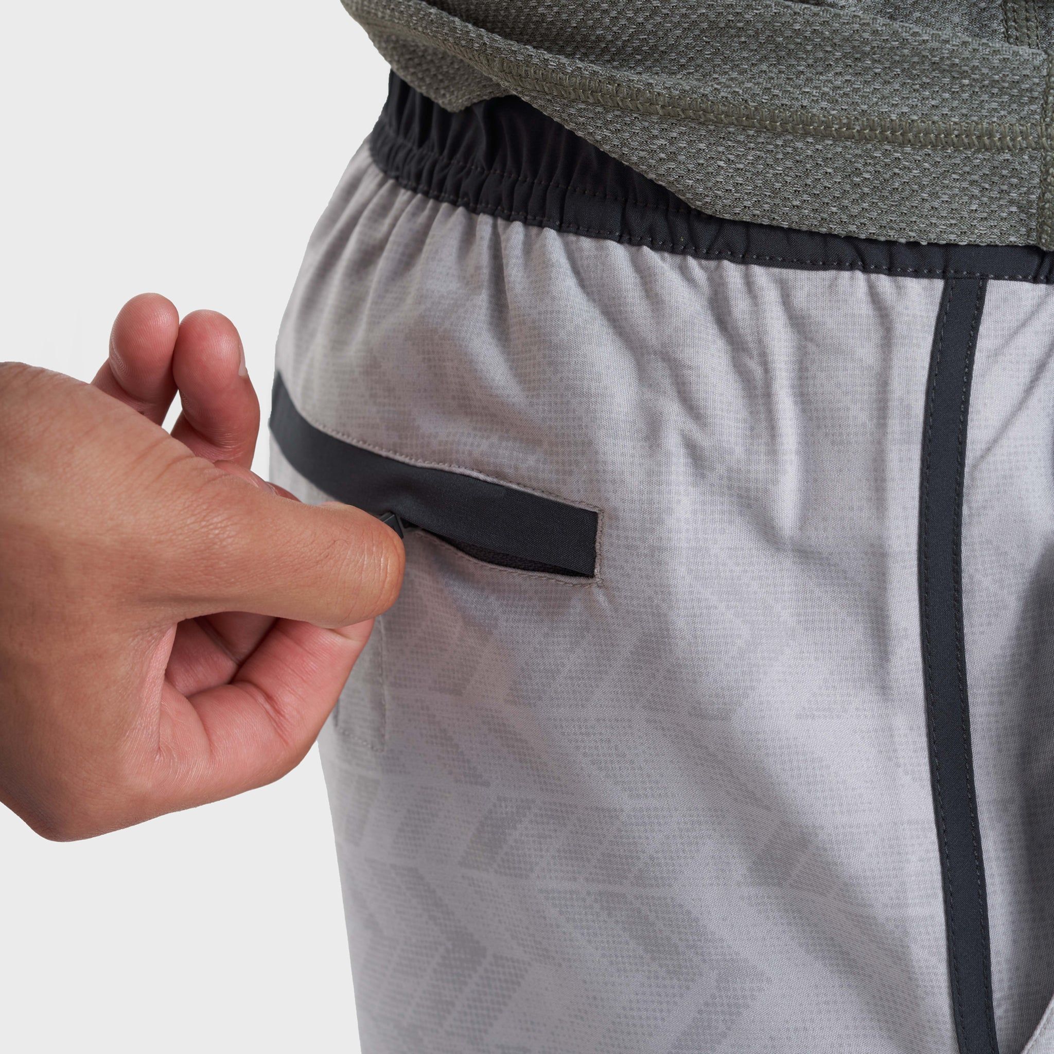 Banks Short 5" | Platinum Herringbone sold by Vuori product image thumbnail 8