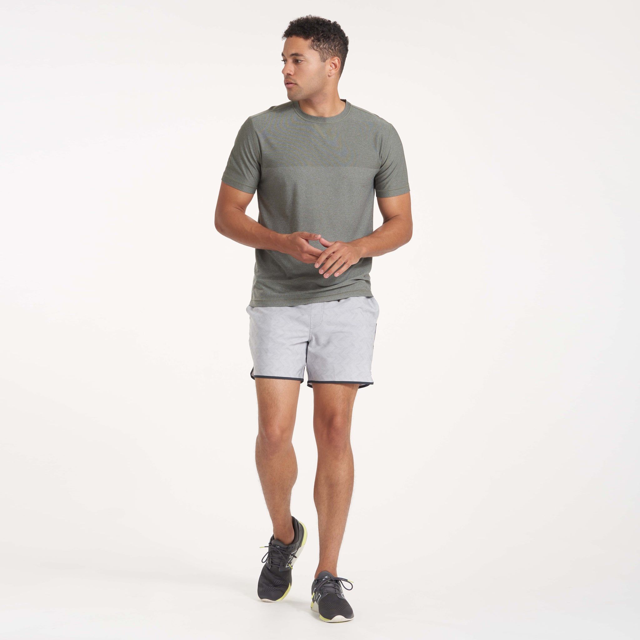 Banks Short 5" | Platinum Herringbone sold by Vuori product image thumbnail 6