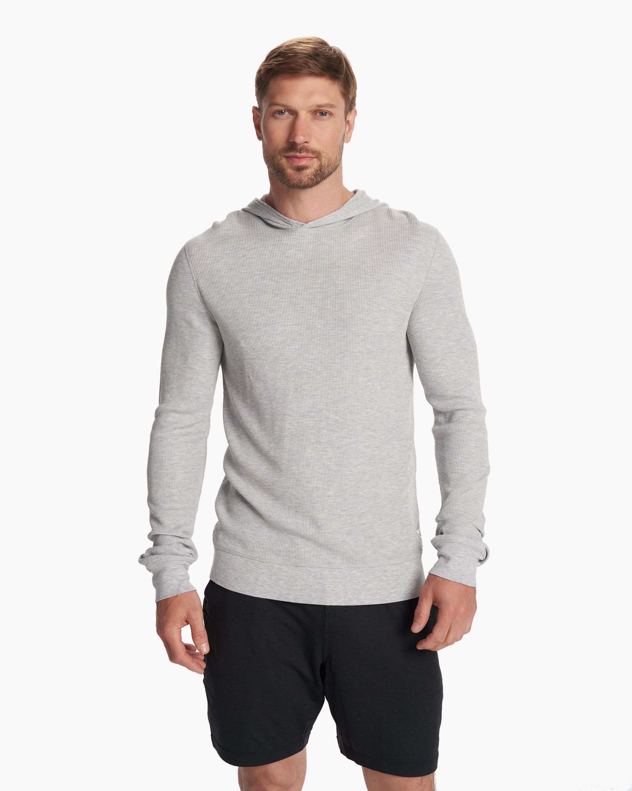 Waffle Hoodie | Light Heather Grey sold by Vuori product image thumbnail 2