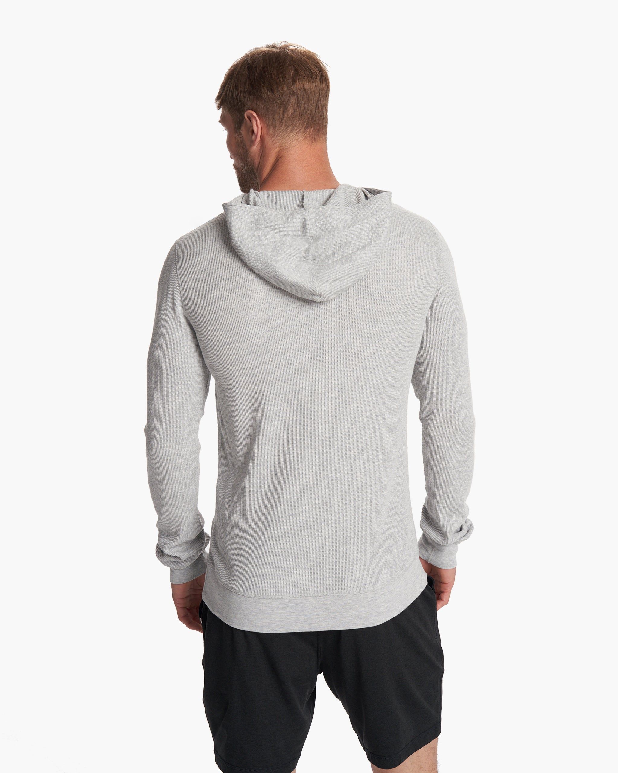 Waffle Hoodie | Light Heather Grey sold by Vuori product image thumbnail 3