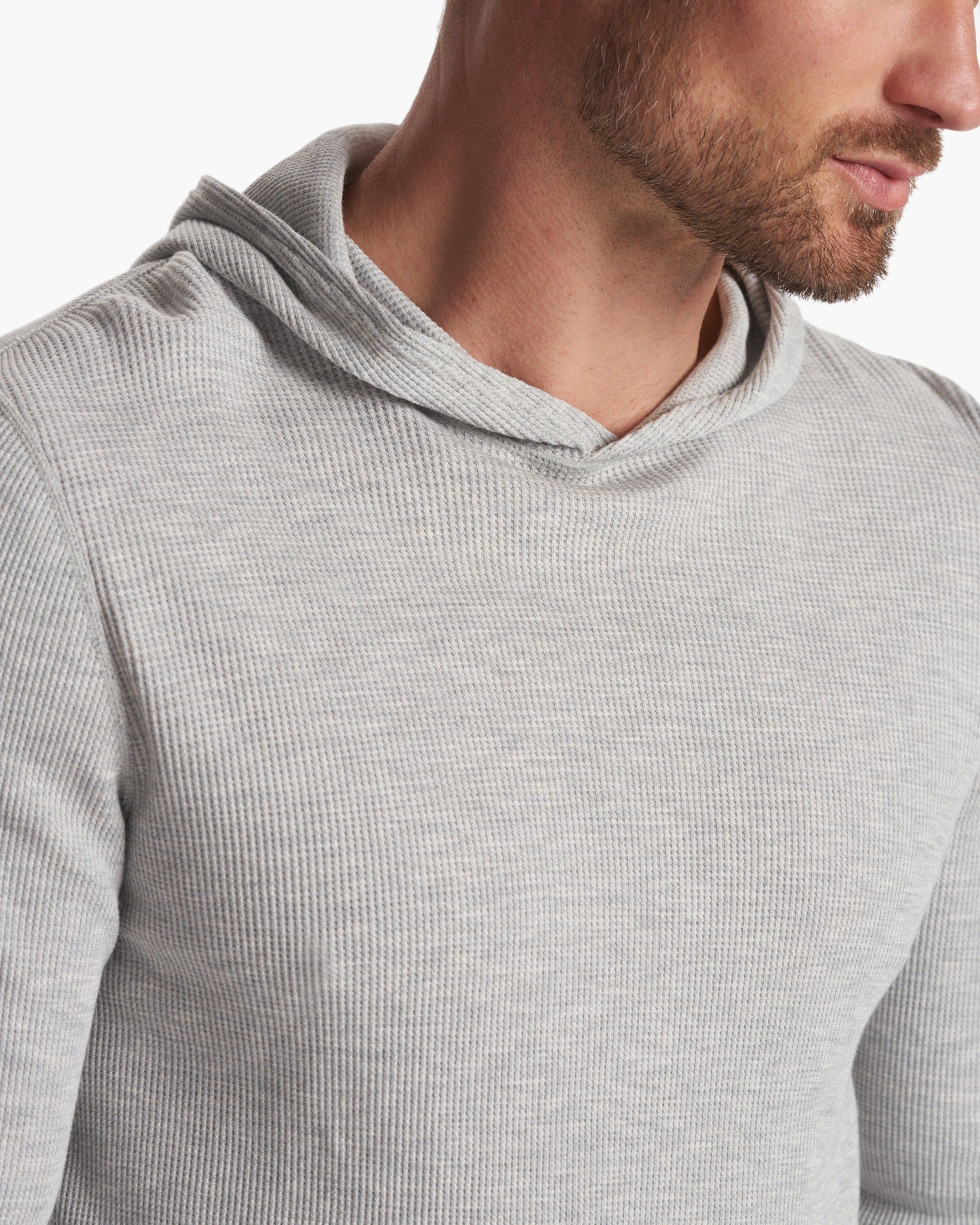 Waffle Hoodie | Light Heather Grey sold by Vuori product image thumbnail 5