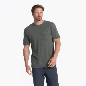 The Rise Tee | Dusty Pine sold by Vuori