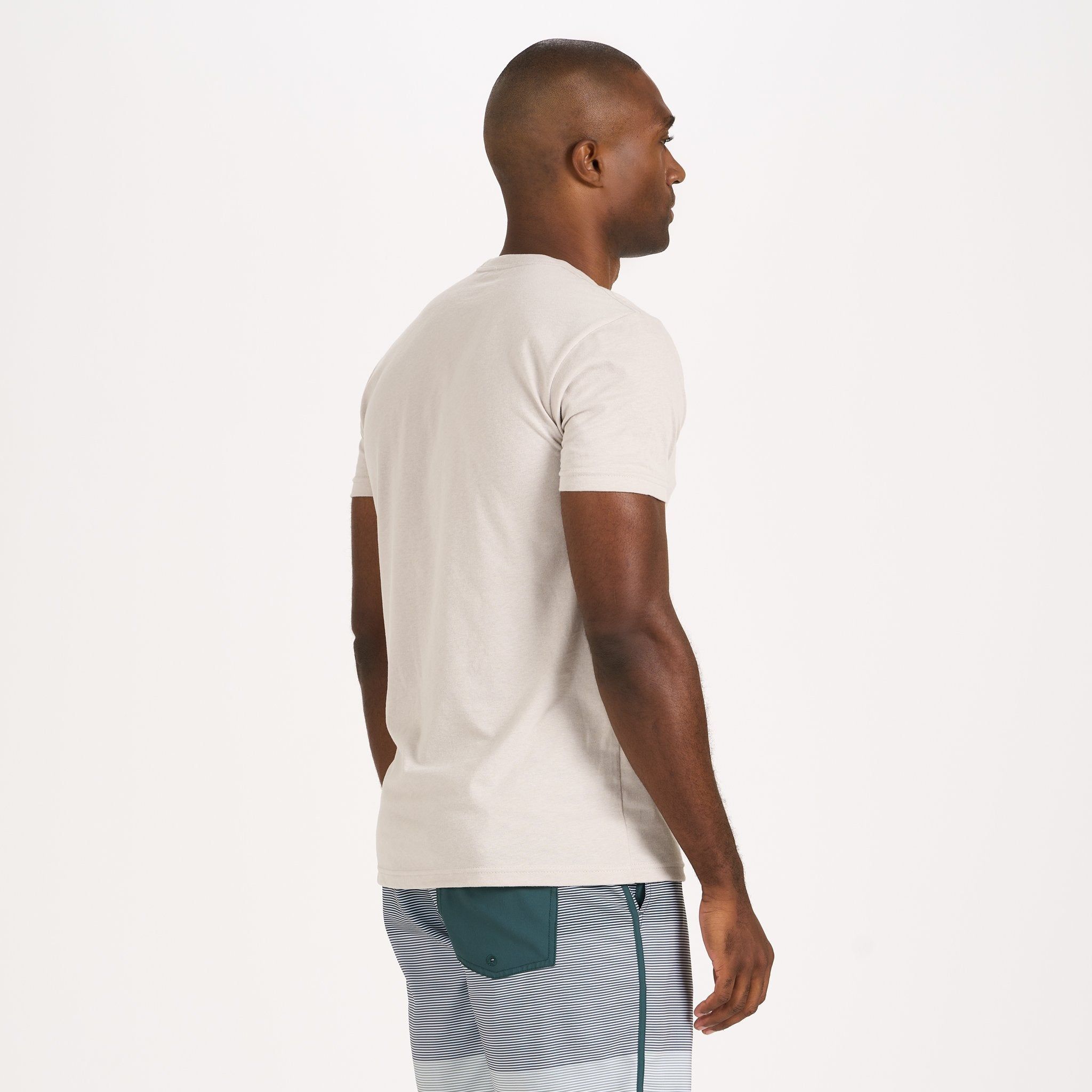 Investment in Happiness Tee | Light Grey sold by Vuori product image thumbnail 3