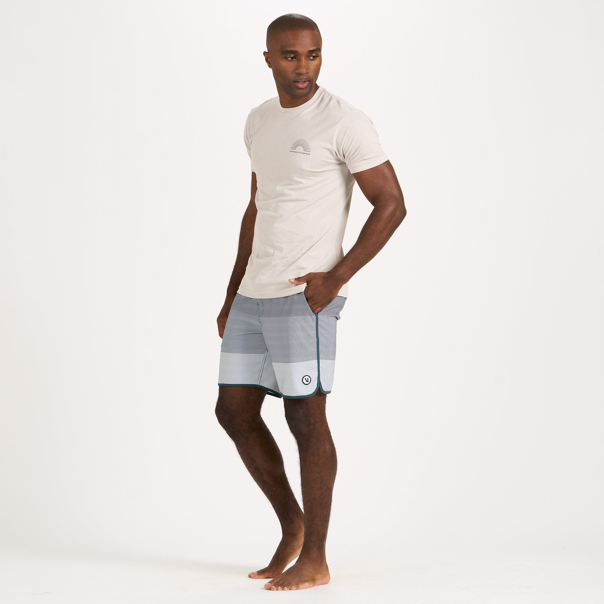 Investment in Happiness Tee | Light Grey sold by Vuori product image thumbnail 4