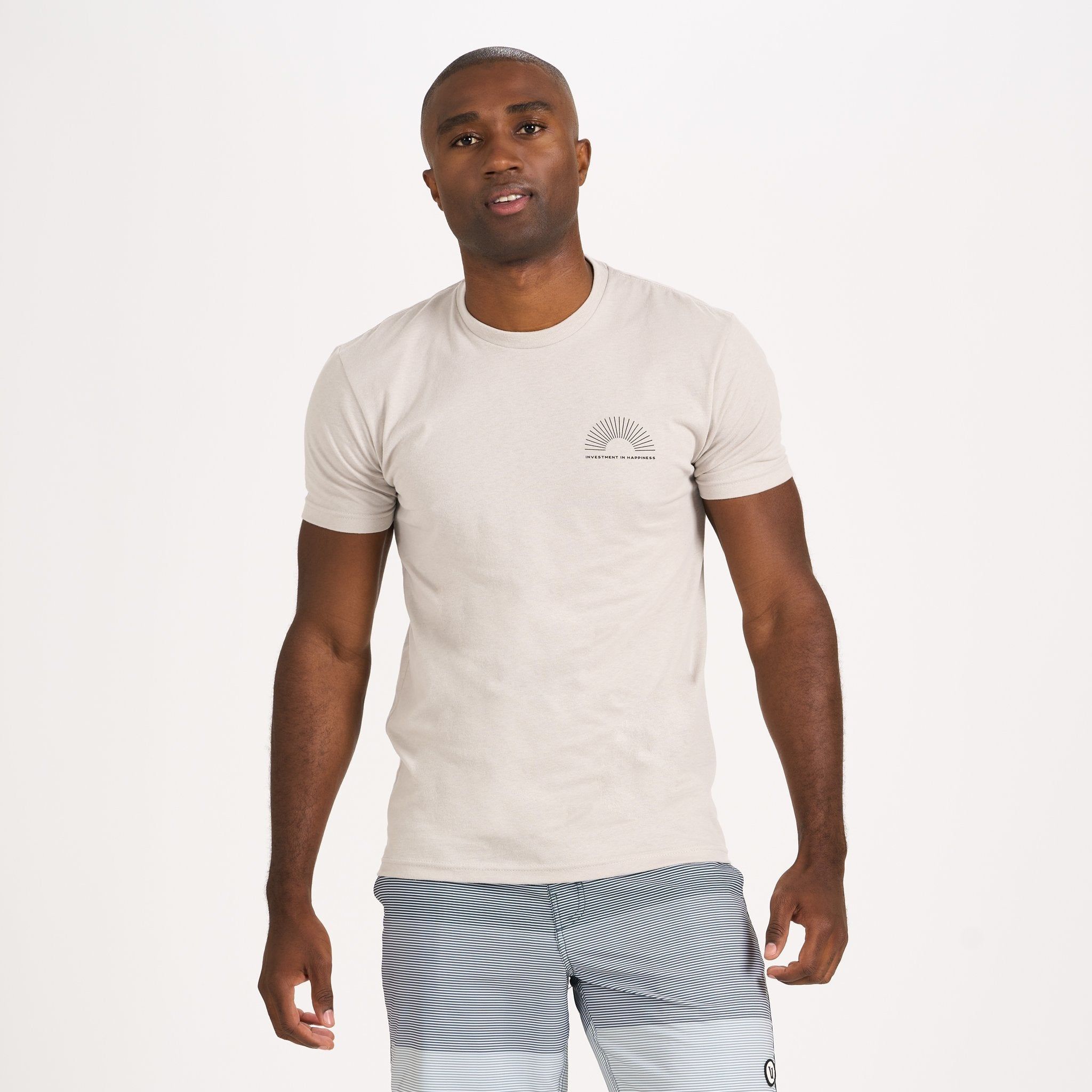 Investment in Happiness Tee | Light Grey sold by Vuori product image thumbnail 2