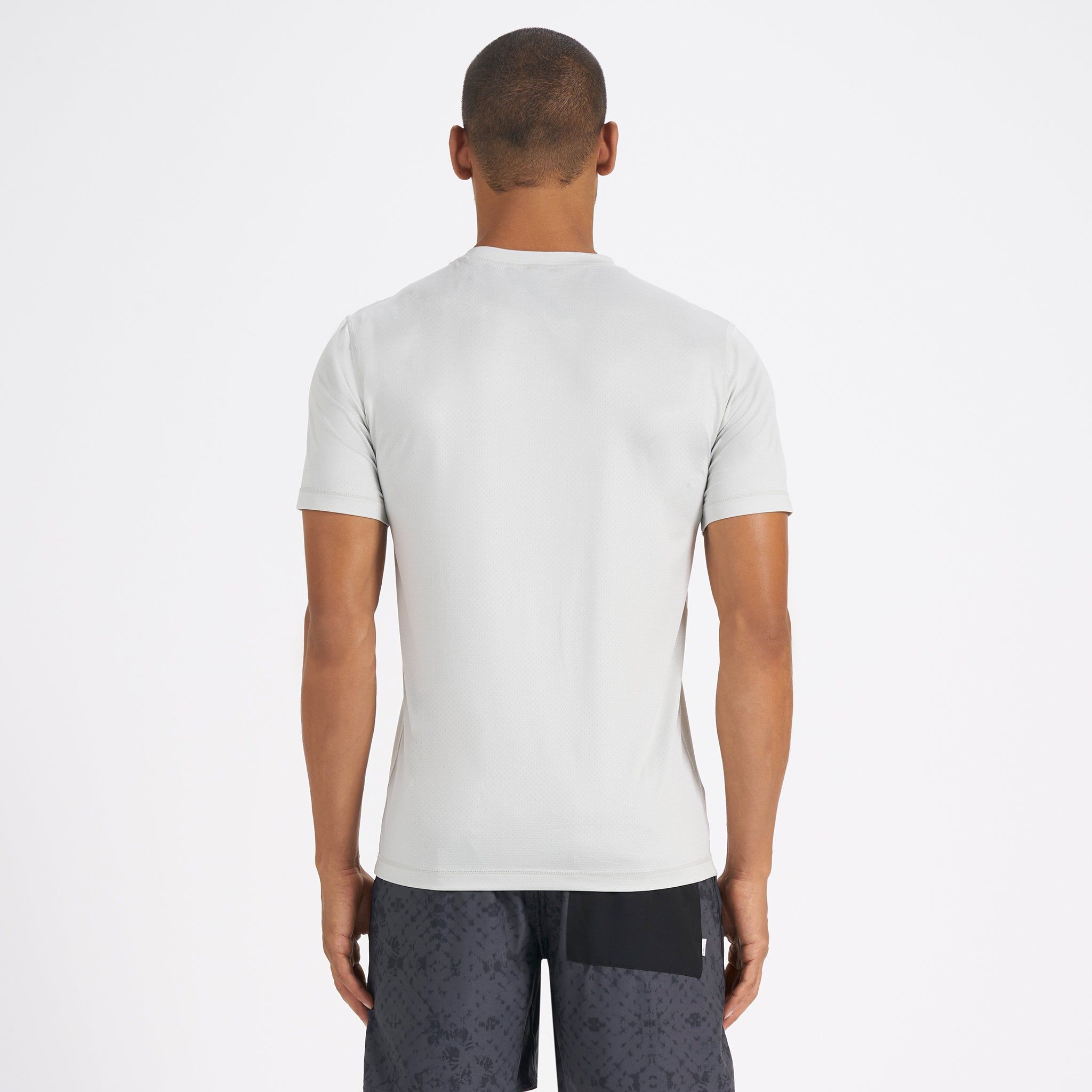 Tradewind Performance Tee | Mineral Heather sold by Vuori product image thumbnail 3