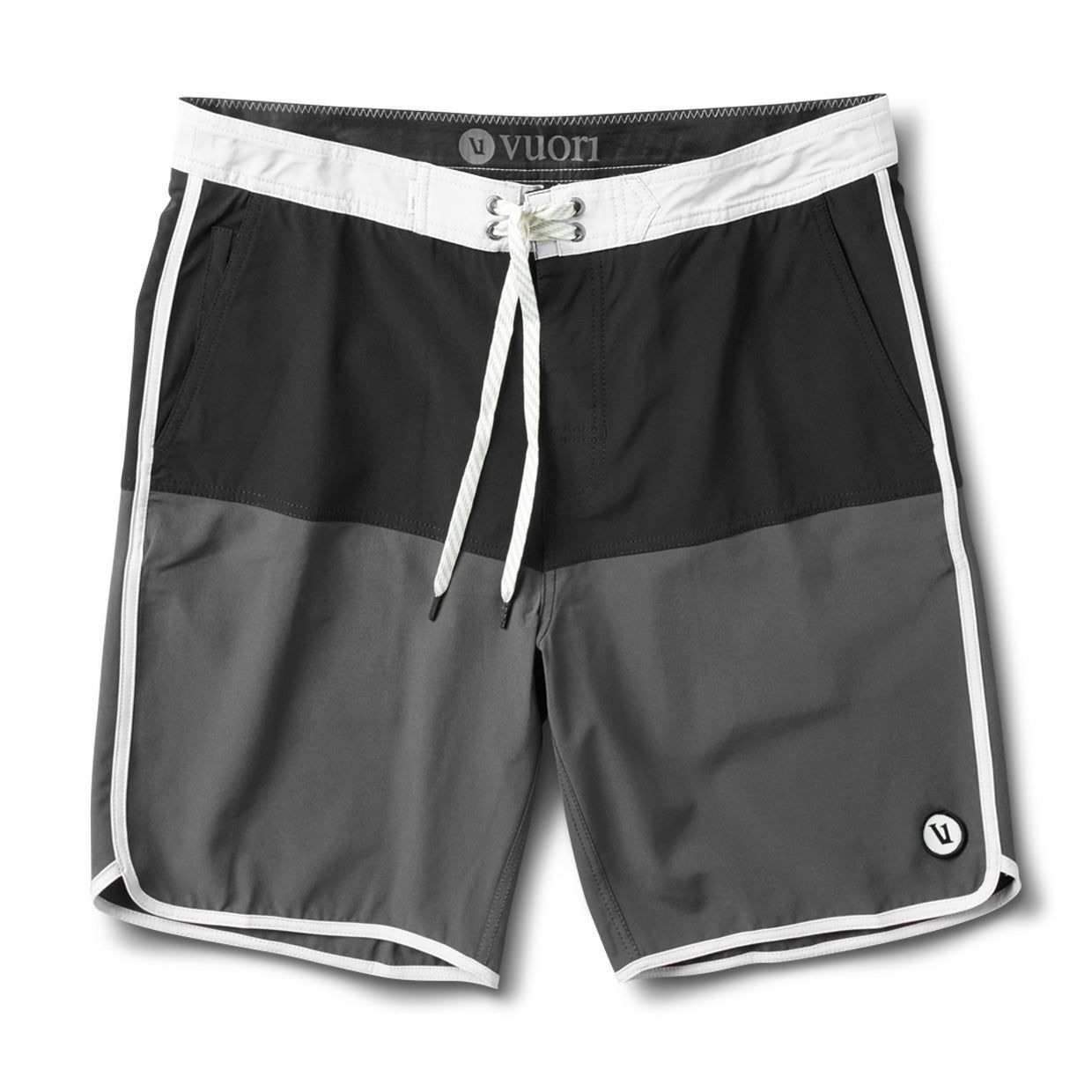 Cruise Boardshort | Charcoal Colorblock sold by Vuori