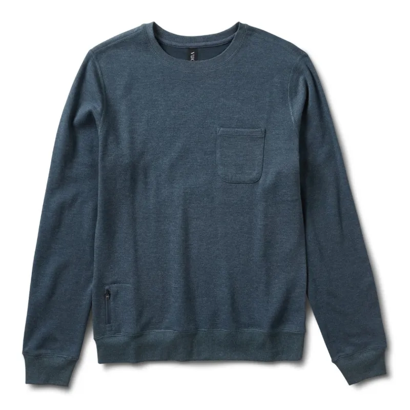 Jeffreys Pullover | Indigo Heather sold by Vuori