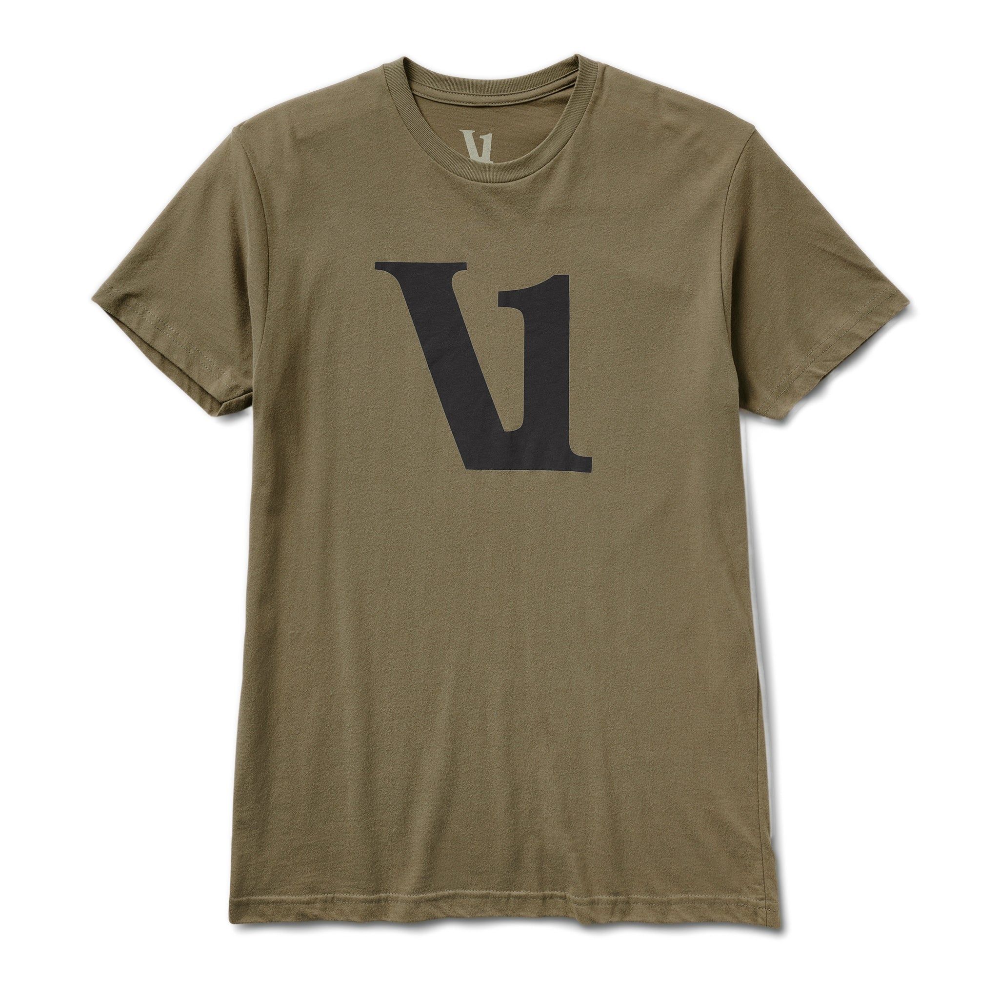 V1 Logo Tee | Oregano sold by Vuori