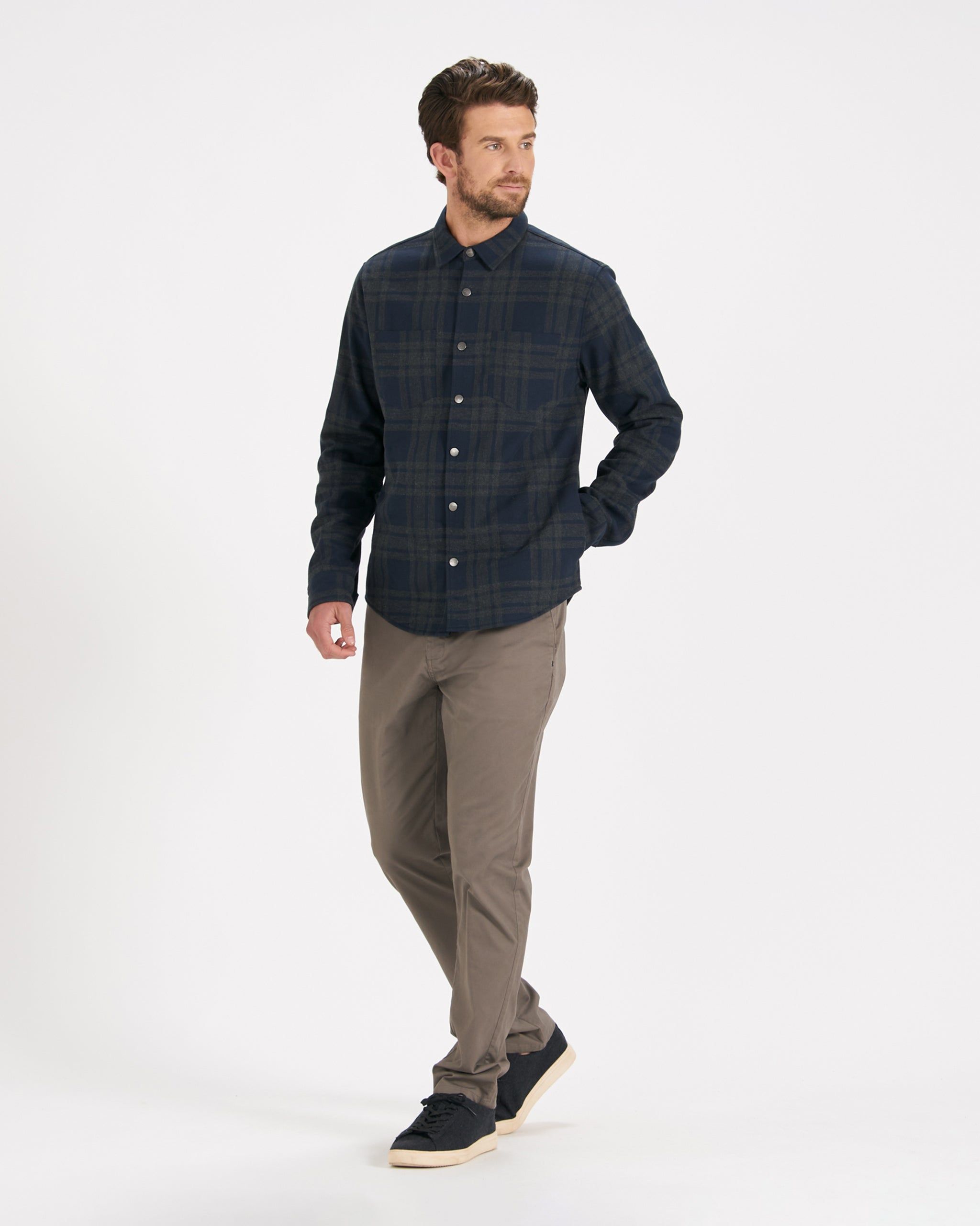 Range Shirt Jacket | Ink sold by Vuori product image thumbnail 5