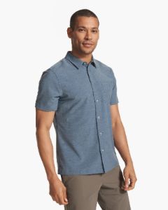 Short Sleeve Bridge Button Down | Lake Daggers sold by Vuori