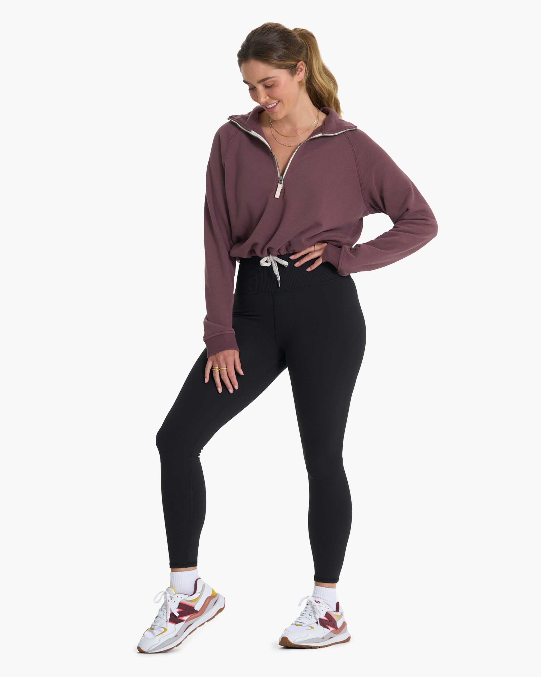 Rib Studio Legging | Black sold by Vuori product image thumbnail 5