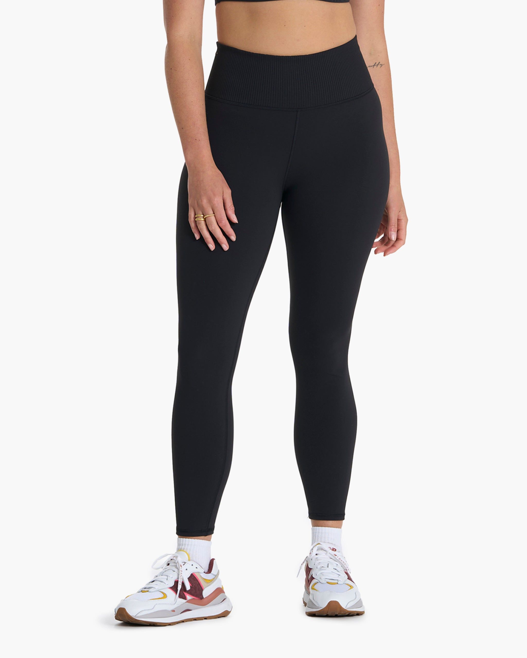 Rib Studio Legging | Black sold by Vuori product image thumbnail 2