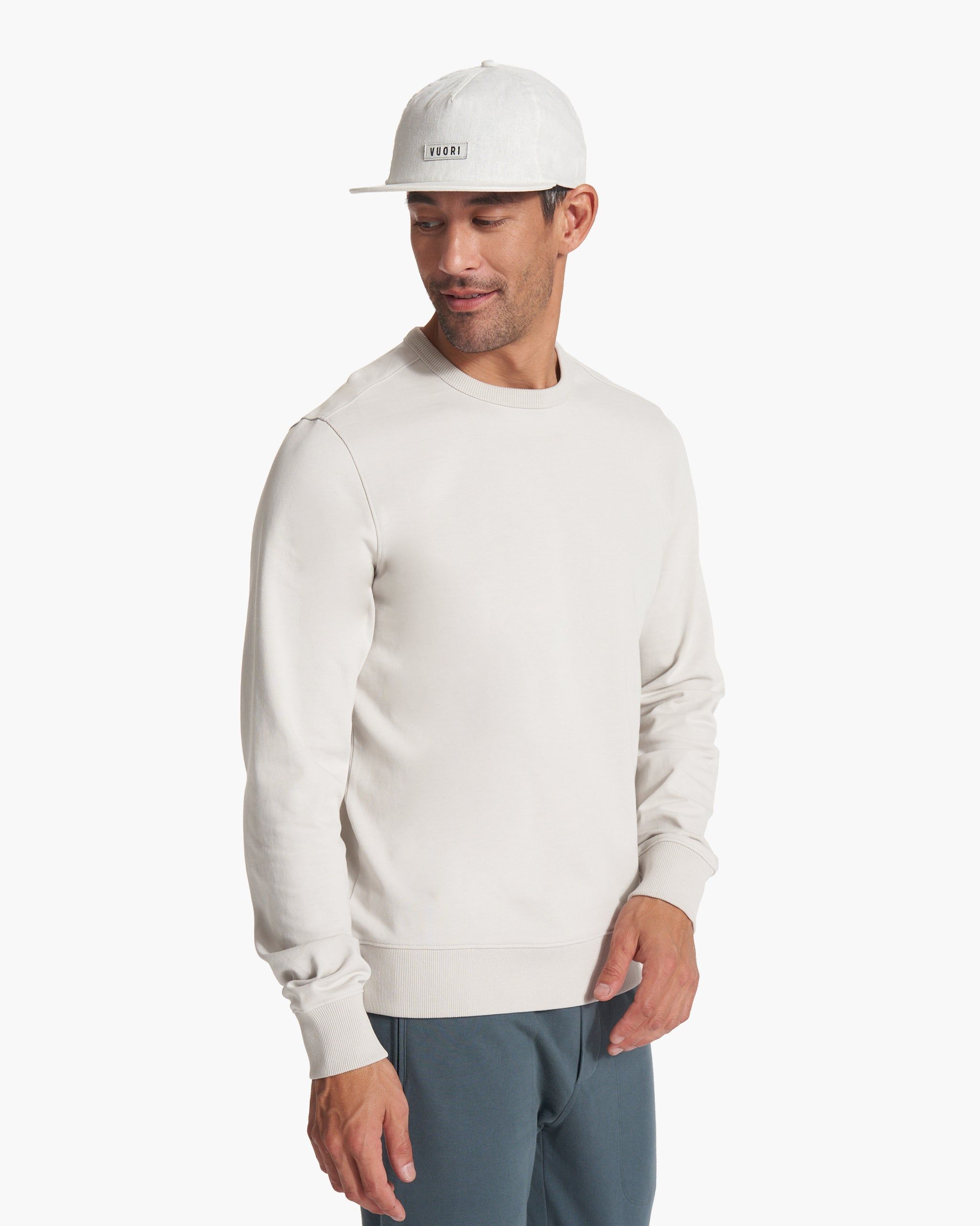 Belleview Crew | Salt sold by Vuori product image thumbnail 2