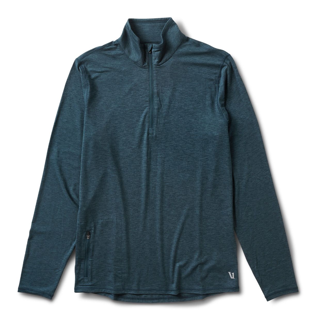 Ease Performance Half Zip | Indigo Heather sold by Vuori