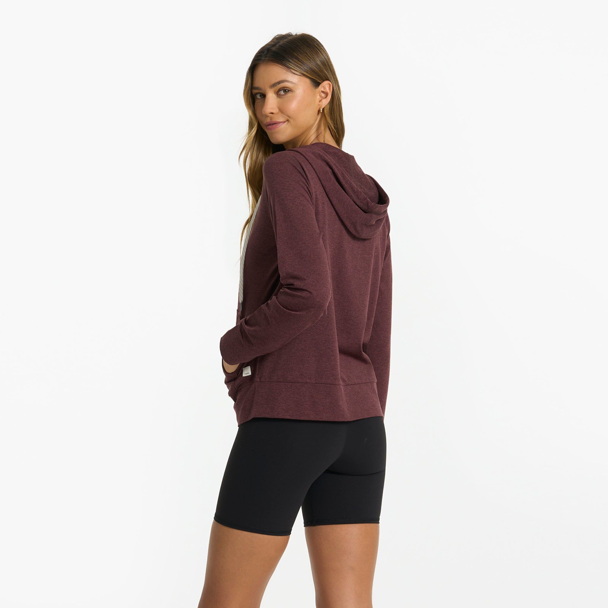 Halo Performance Hoodie 2.0 | Ruby Heather sold by Vuori product image thumbnail 3