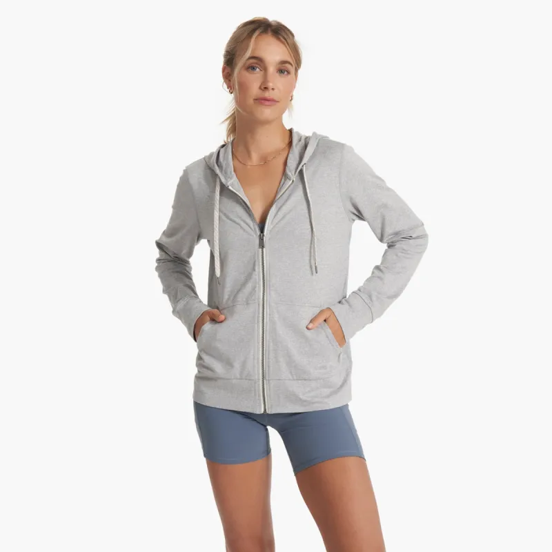 Halo Performance Hoodie 2.0 | Pale Grey Heather sold by Vuori