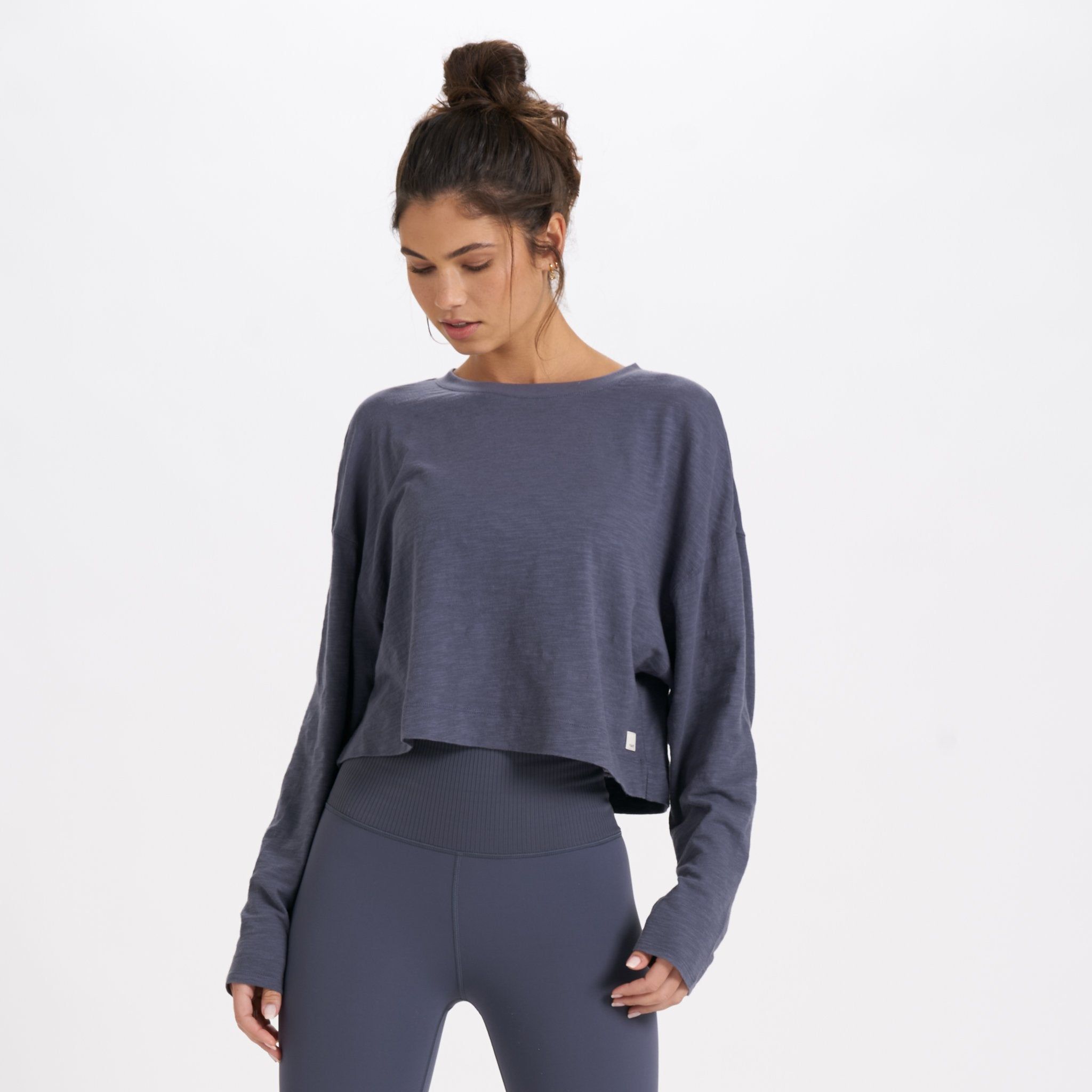 Long-Sleeve Sundown Tee | Azure sold by Vuori