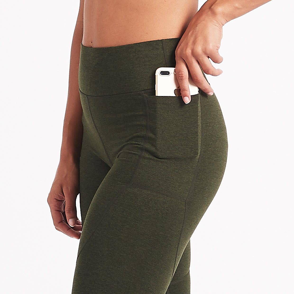 Elevation Performance Legging | Evergreen Heather sold by Vuori product image thumbnail 5