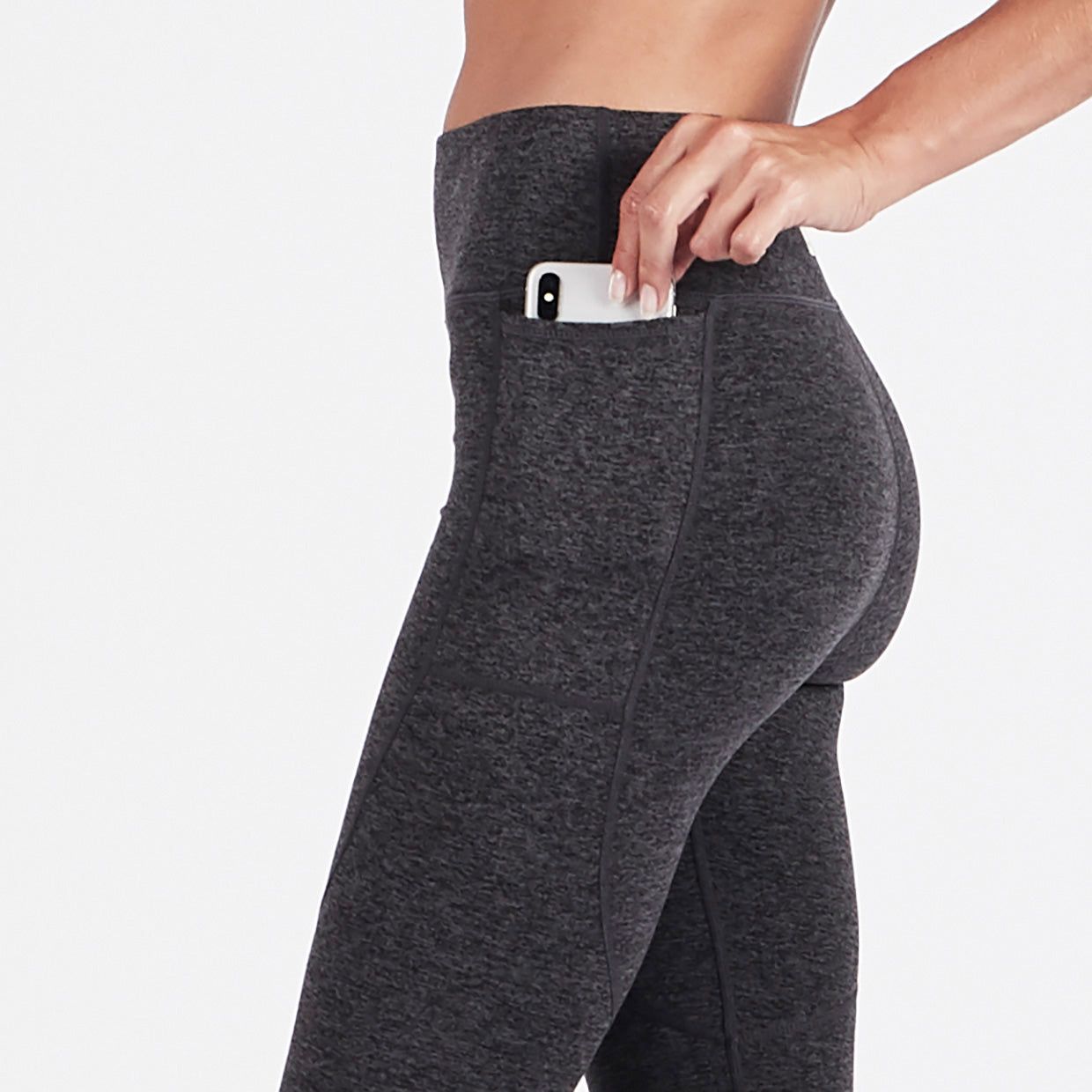 Elevation Performance Legging | Charcoal Heather sold by Vuori product image thumbnail 5
