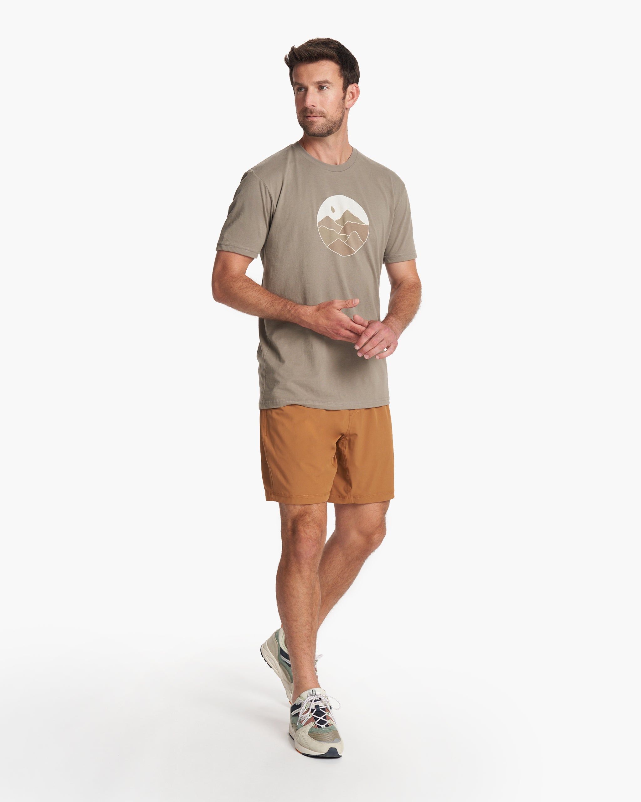 Landscapes Tee | Warm Grey sold by Vuori product image thumbnail 4