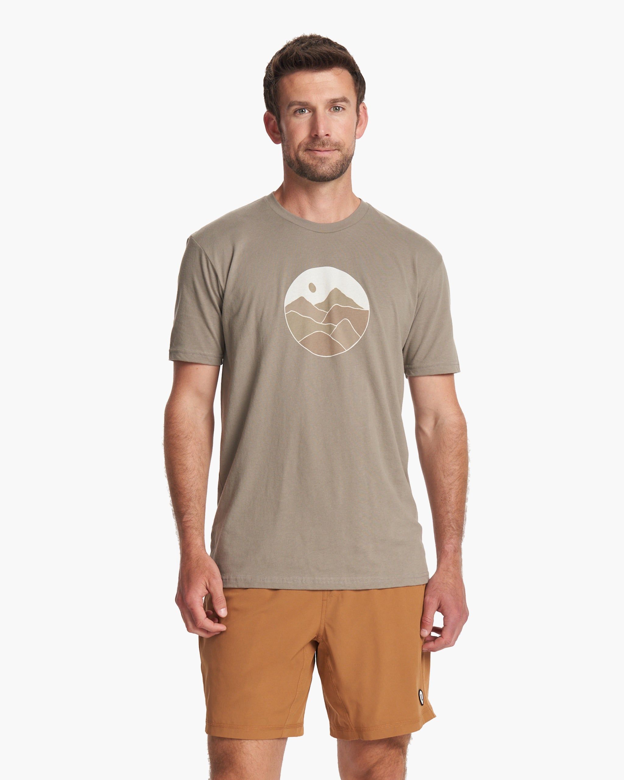Landscapes Tee | Warm Grey sold by Vuori
