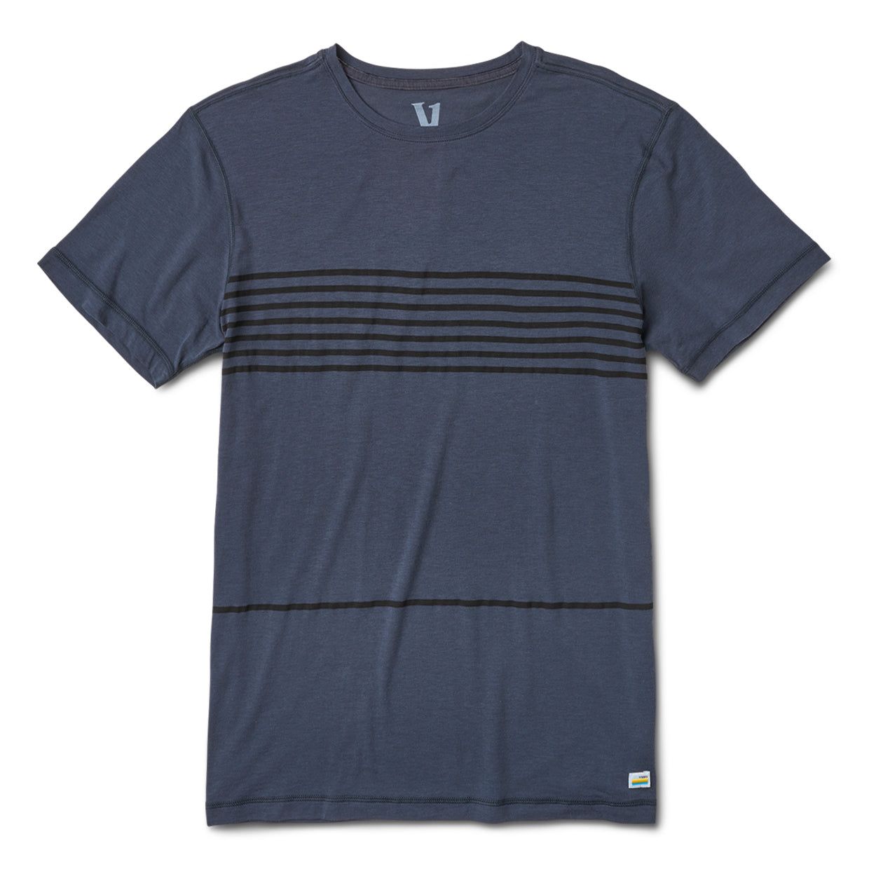 Tuvalu Tee | Navy Stripe sold by Vuori