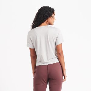 Boyfriend Tee | Light Heather Grey sold by Vuori