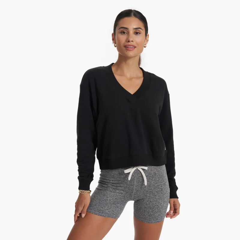 Sedona V Neck | Black sold by Vuori