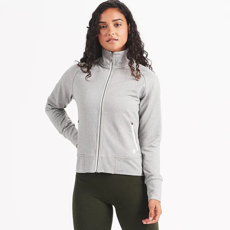 Herringbone Jacket | Light Grey sold by Vuori