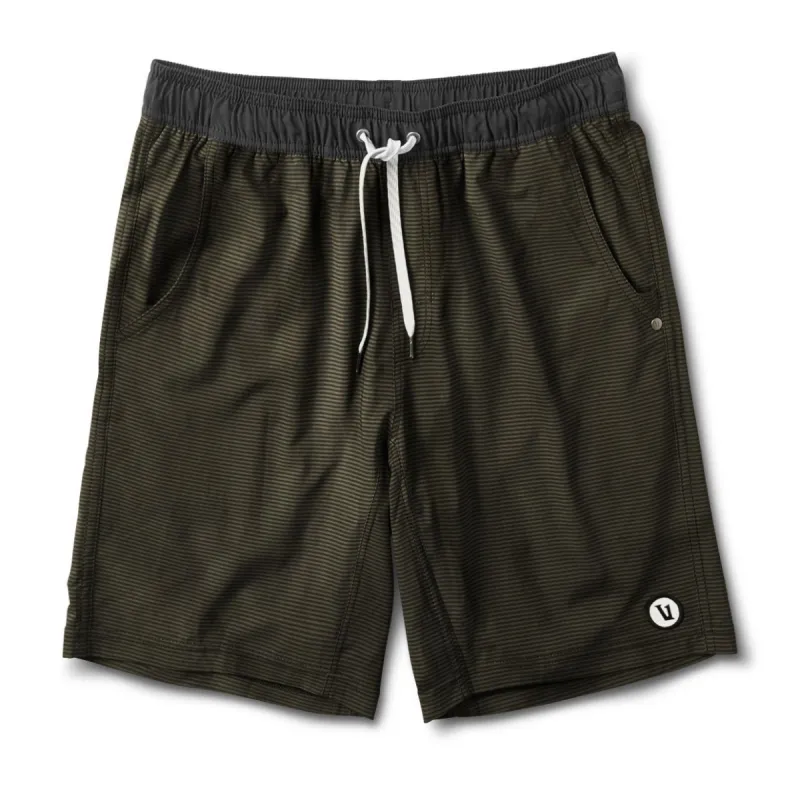 Kore Short | Evergreen Black Stripe sold by Vuori