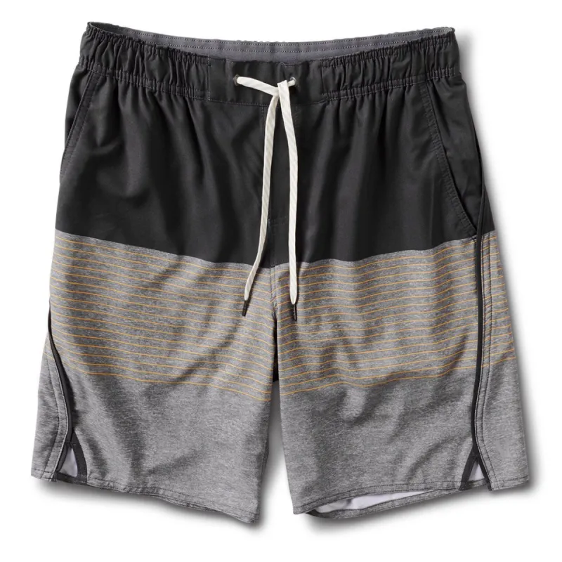 Trail Short | Saffron Stripe sold by Vuori