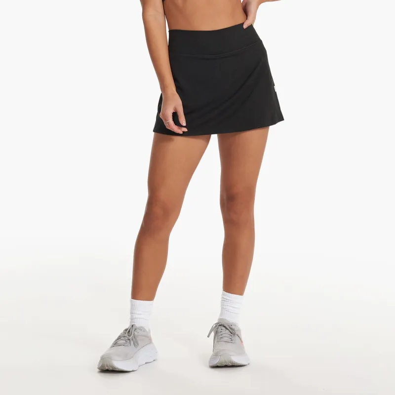 Halo Performance Skirt | Black Heather sold by Vuori